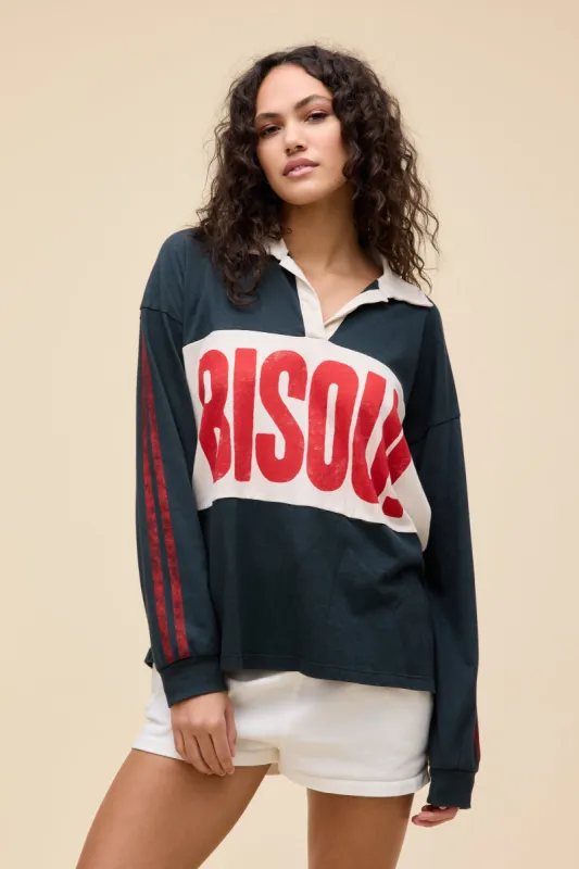 Bisou! Rugby Long Sleeve sold by Daydreamer