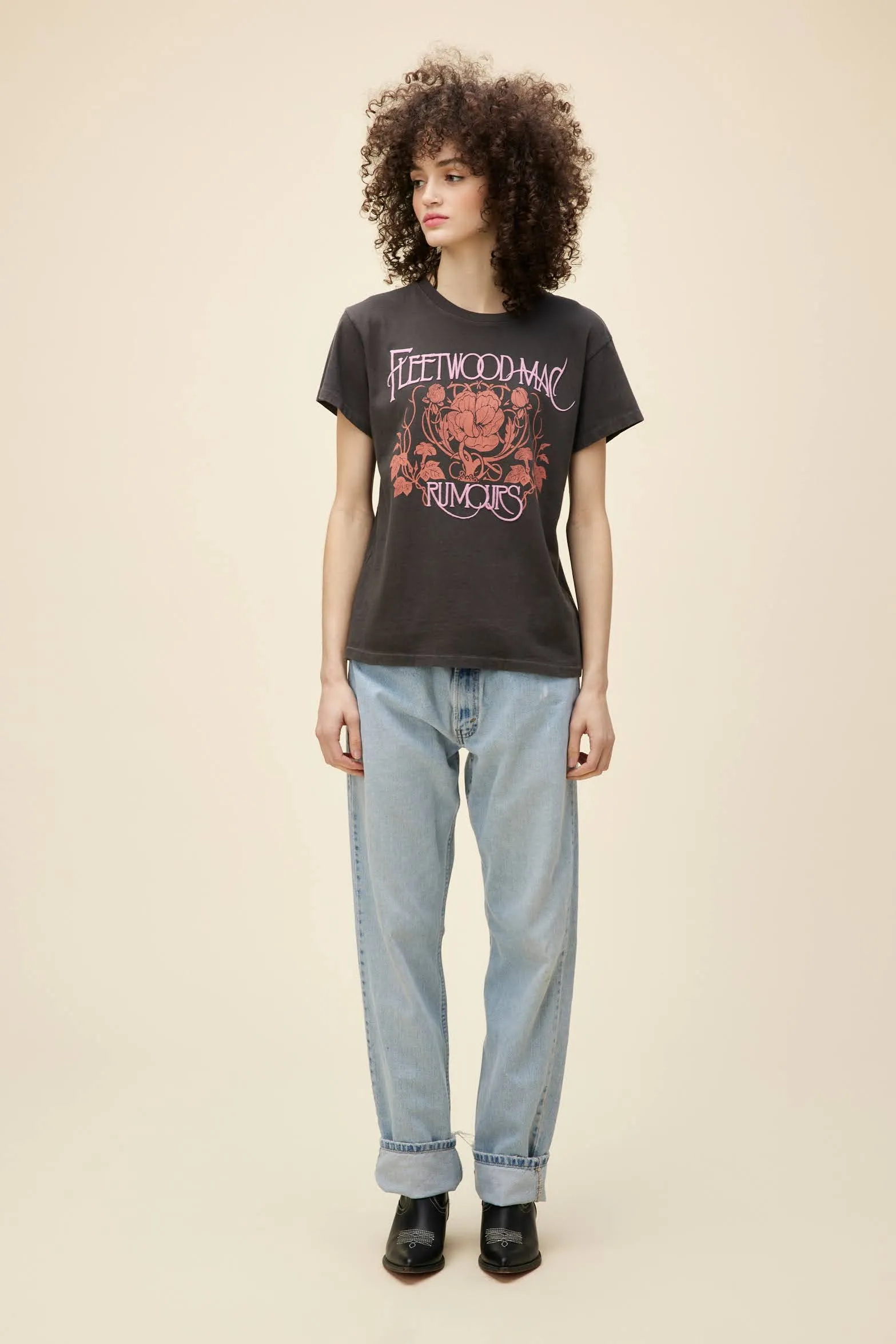 Fleetwood Mac Floral Tour Tee sold by Daydreamer product image thumbnail 2