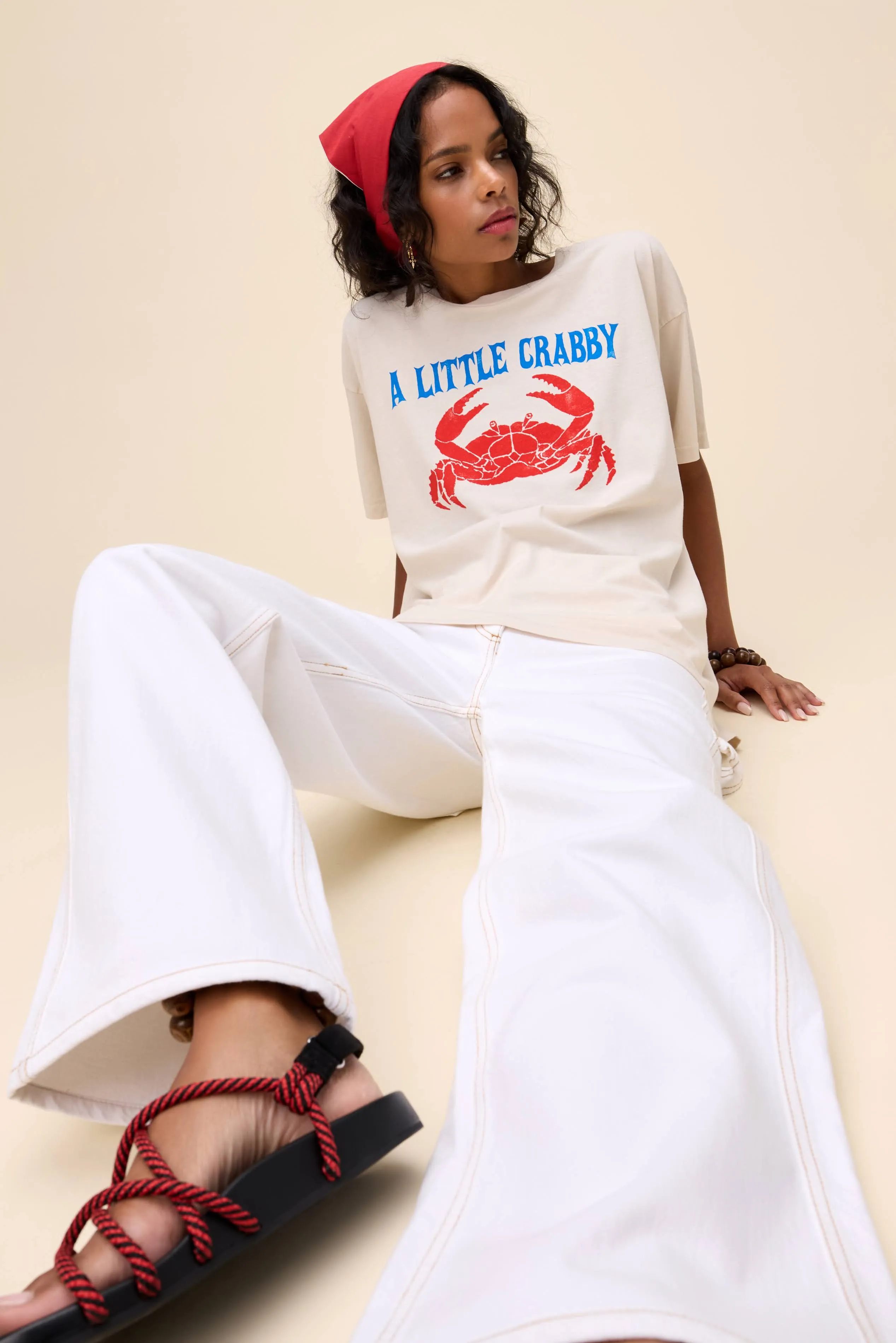 A Little Crabby Merch Tee sold by Daydreamer product image thumbnail 5