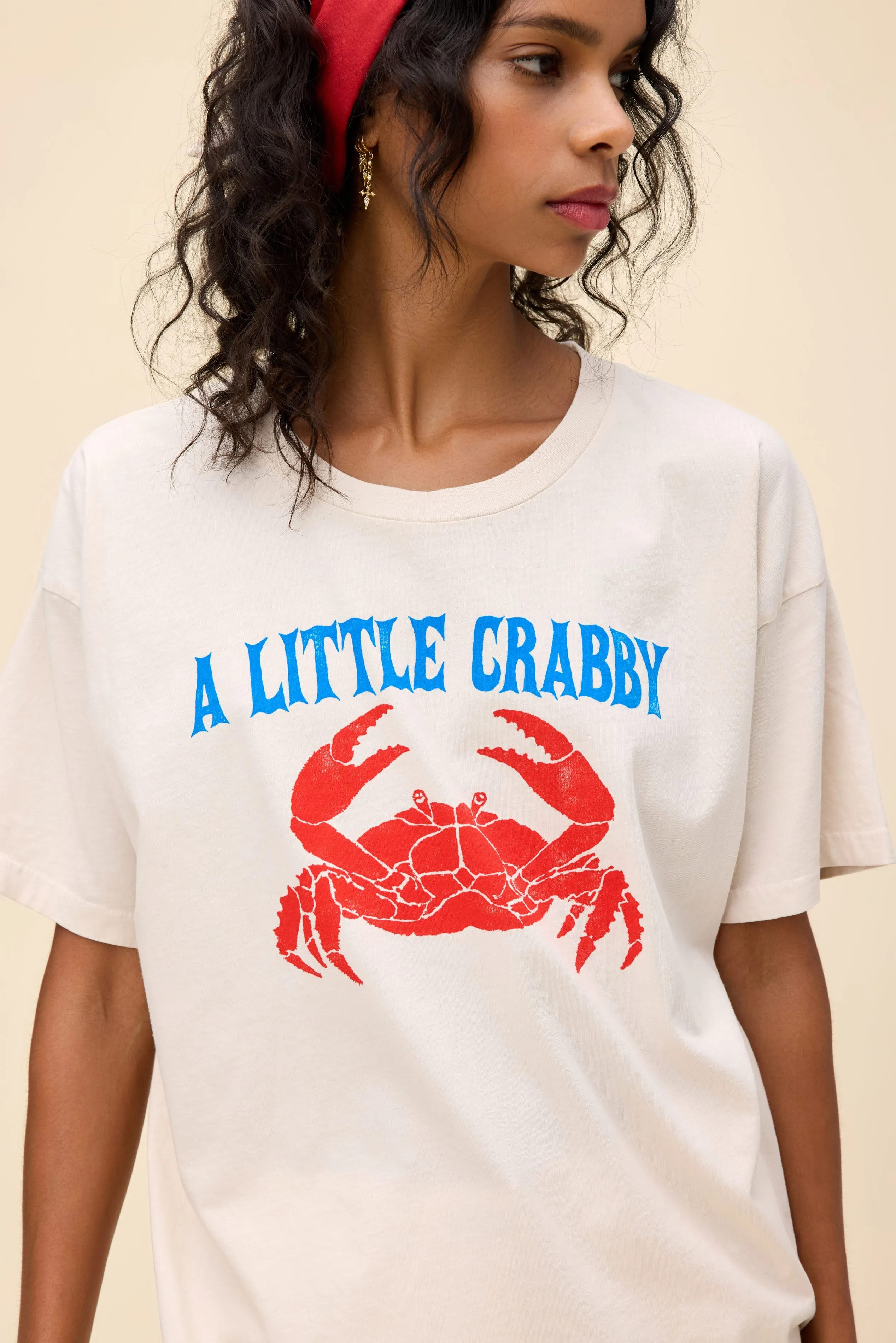 A Little Crabby Merch Tee sold by Daydreamer product image thumbnail 2