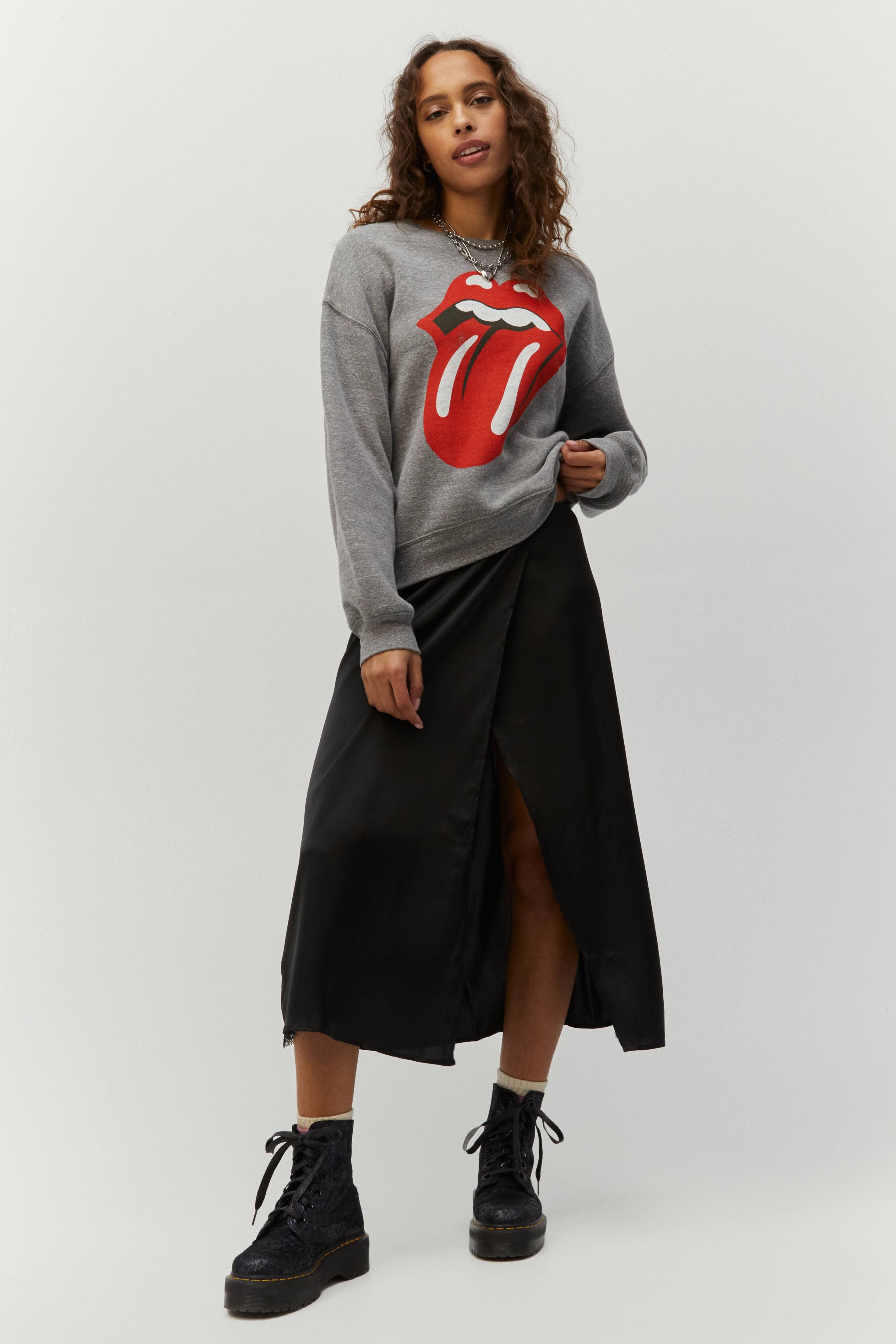 Rolling Stones Tongue Oversized Crew sold by Daydreamer product image thumbnail 3