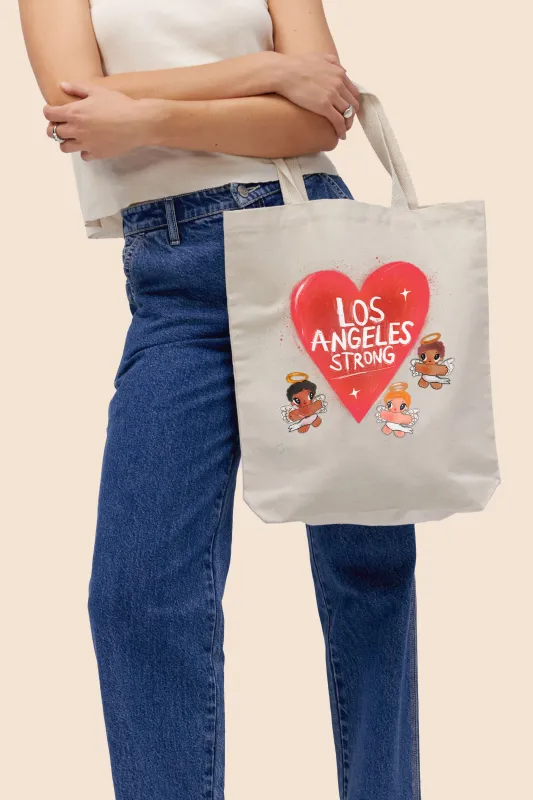 Los Angeles Strong Tote Bag sold by Daydreamer