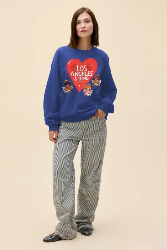 Los Angeles Strong BF Sweatshirt sold by Daydreamer