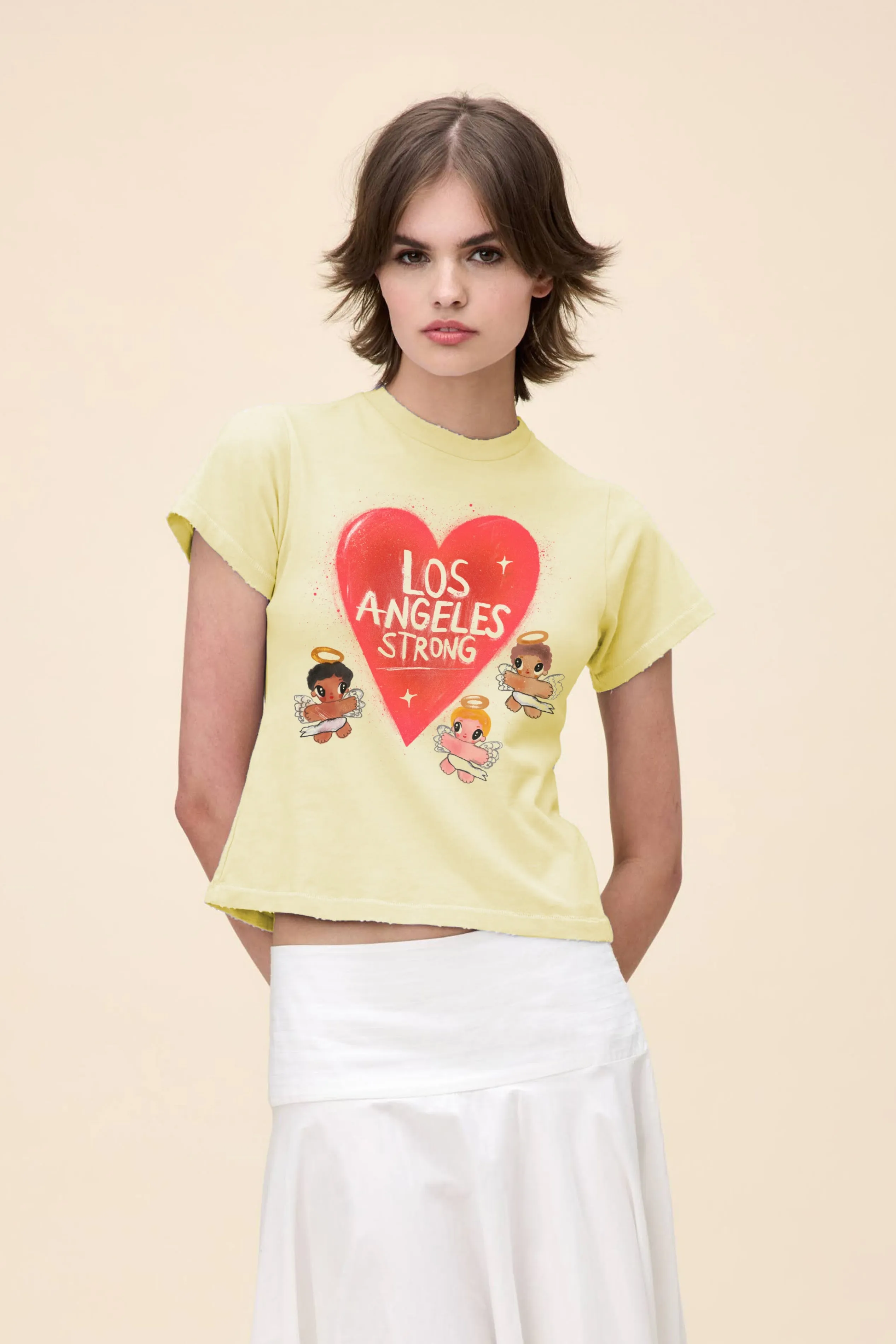 Los Angeles Strong Vintage Tee sold by Daydreamer