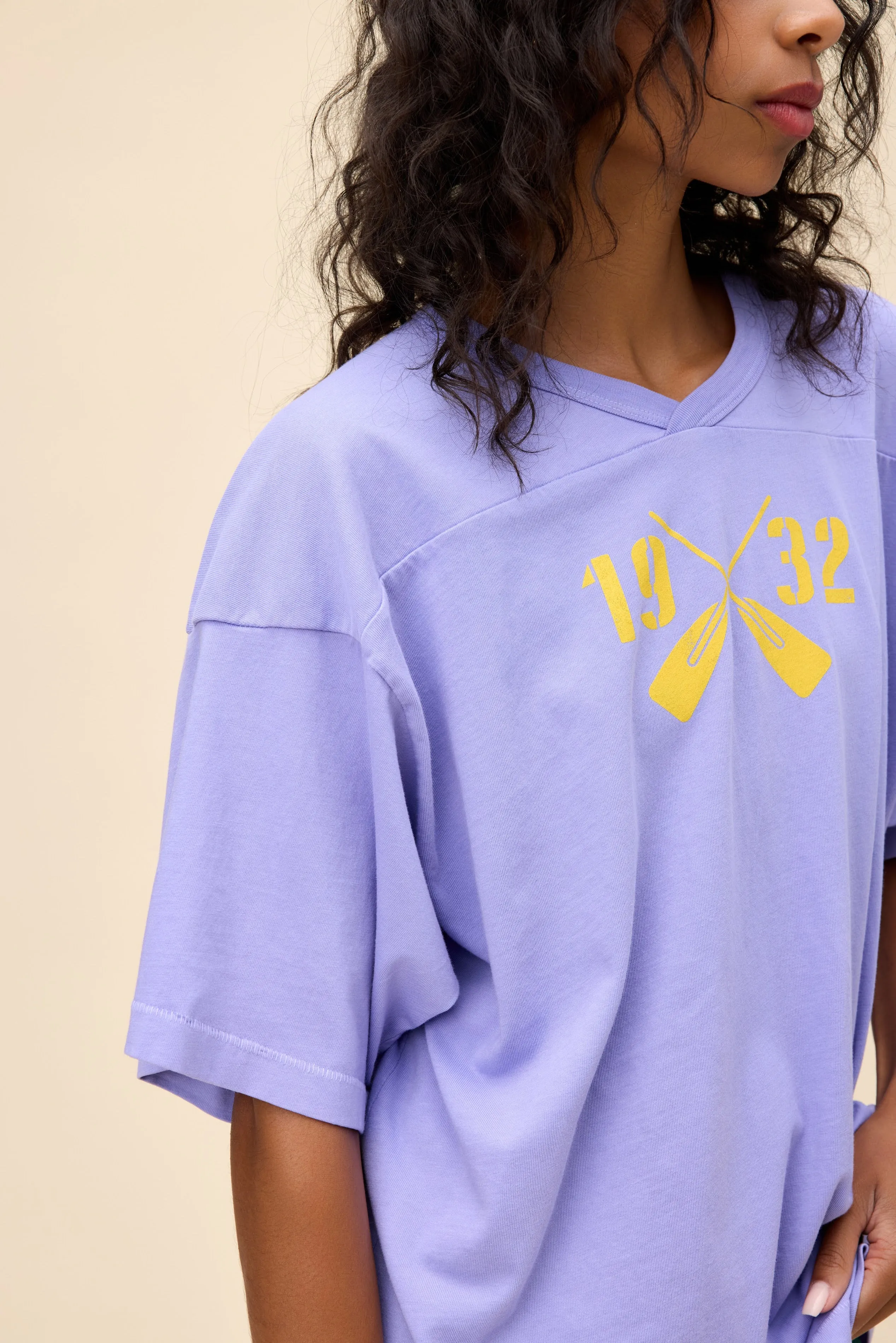 1932 Rowing Oversized Jersey Tee sold by Daydreamer product image thumbnail 3