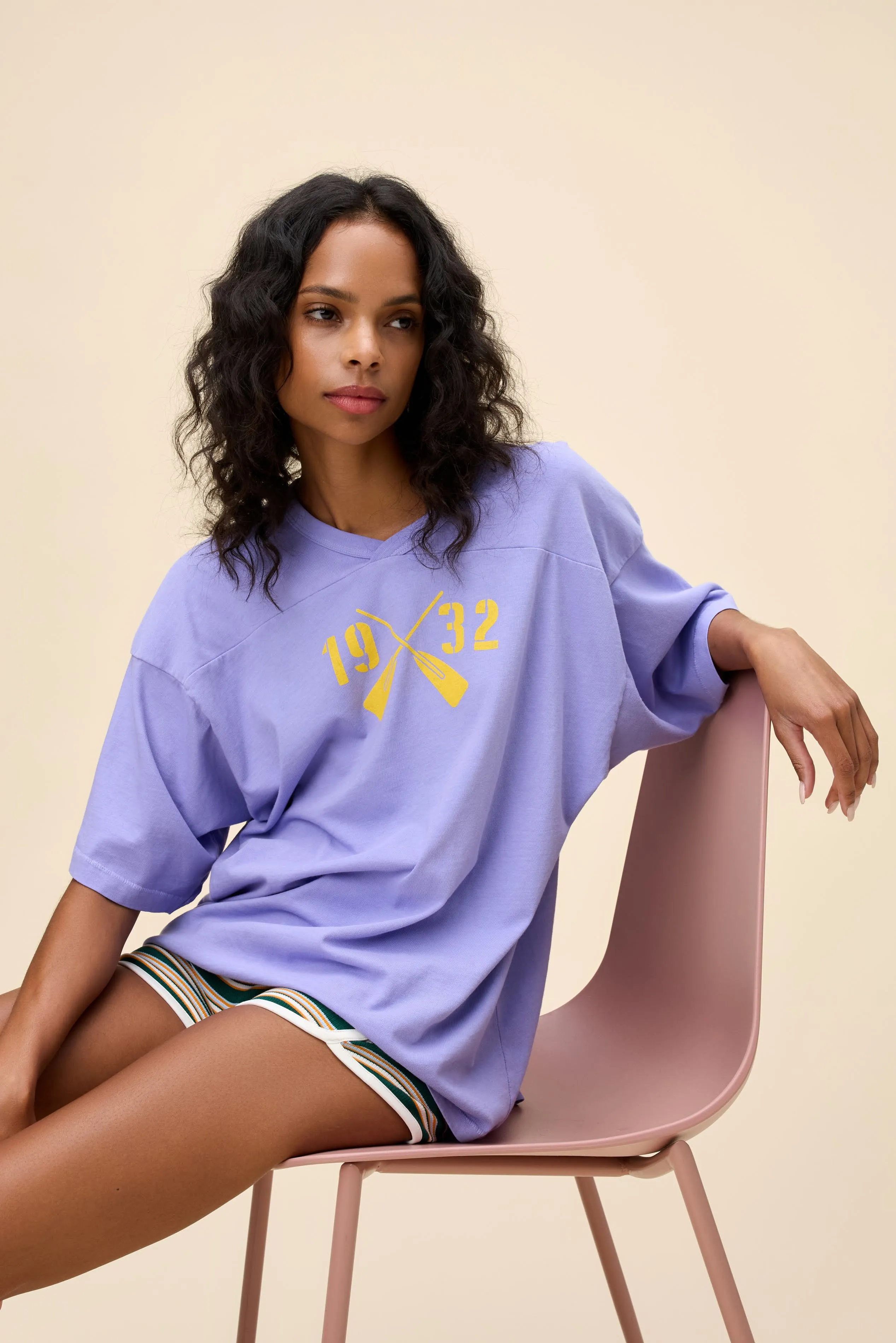 1932 Rowing Oversized Jersey Tee sold by Daydreamer