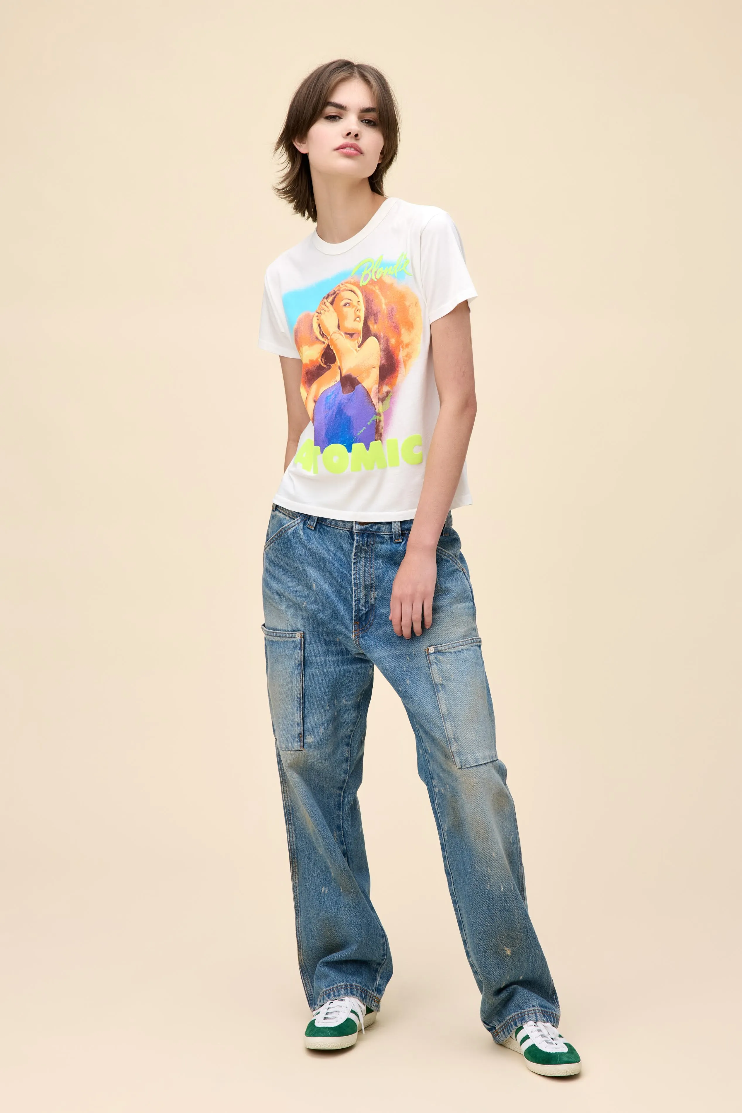 Blondie Atomic Ringer Tee sold by Daydreamer product image thumbnail 4