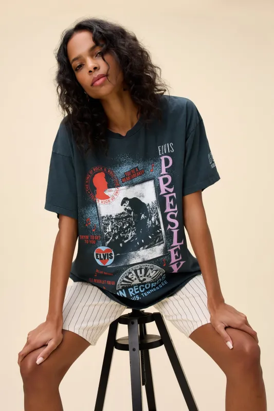 Sun Records x Elvis Polaroid Collage Merch Tee sold by Daydreamer