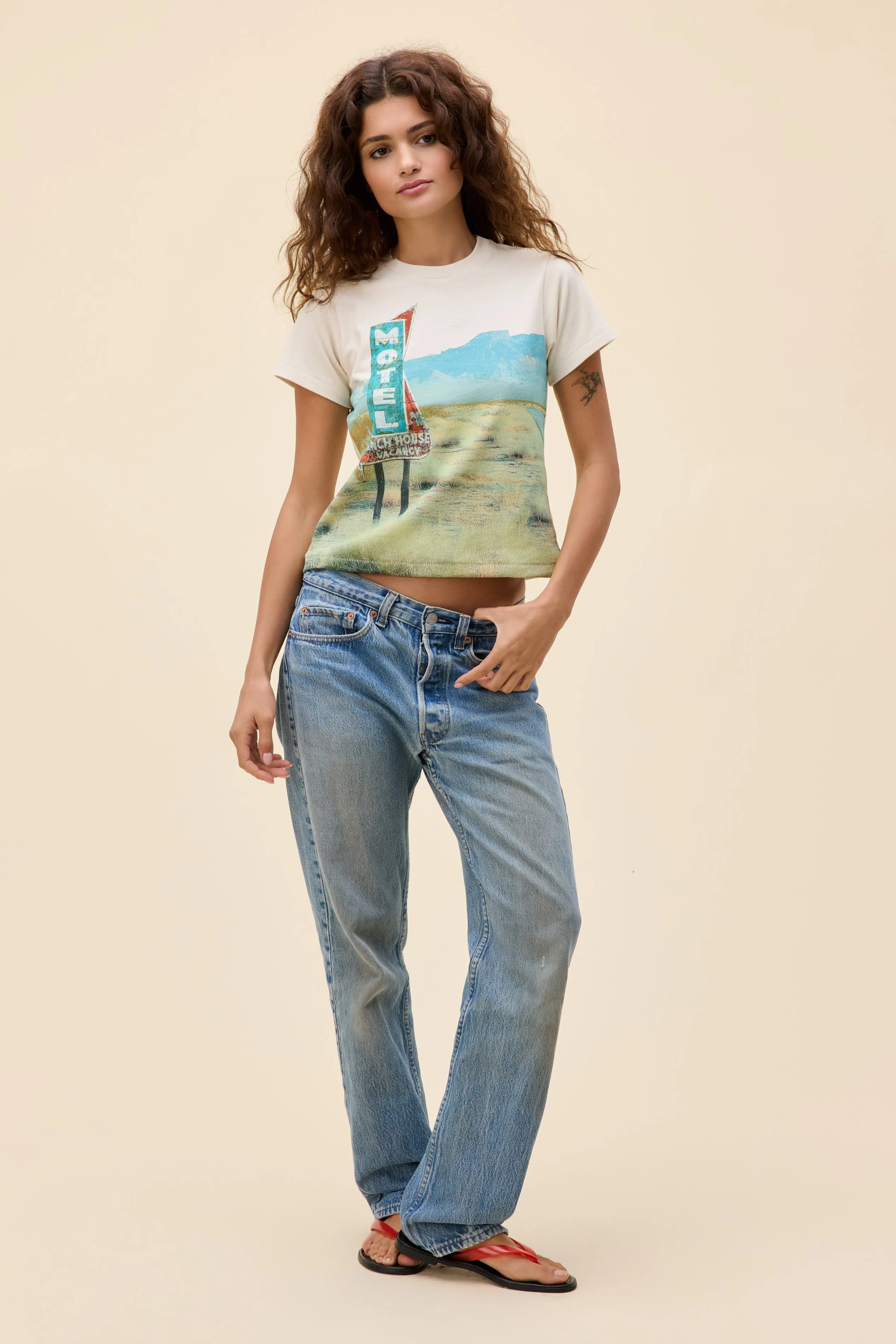 Motel Ranch House Vintage Tee sold by Daydreamer product image thumbnail 4