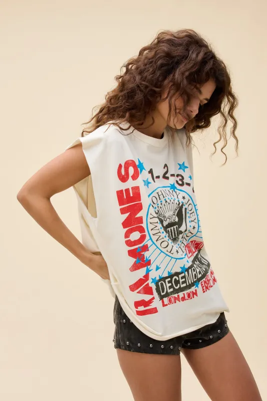 Ramones '77 Show Poster Muscle Tank made by Daydreamer