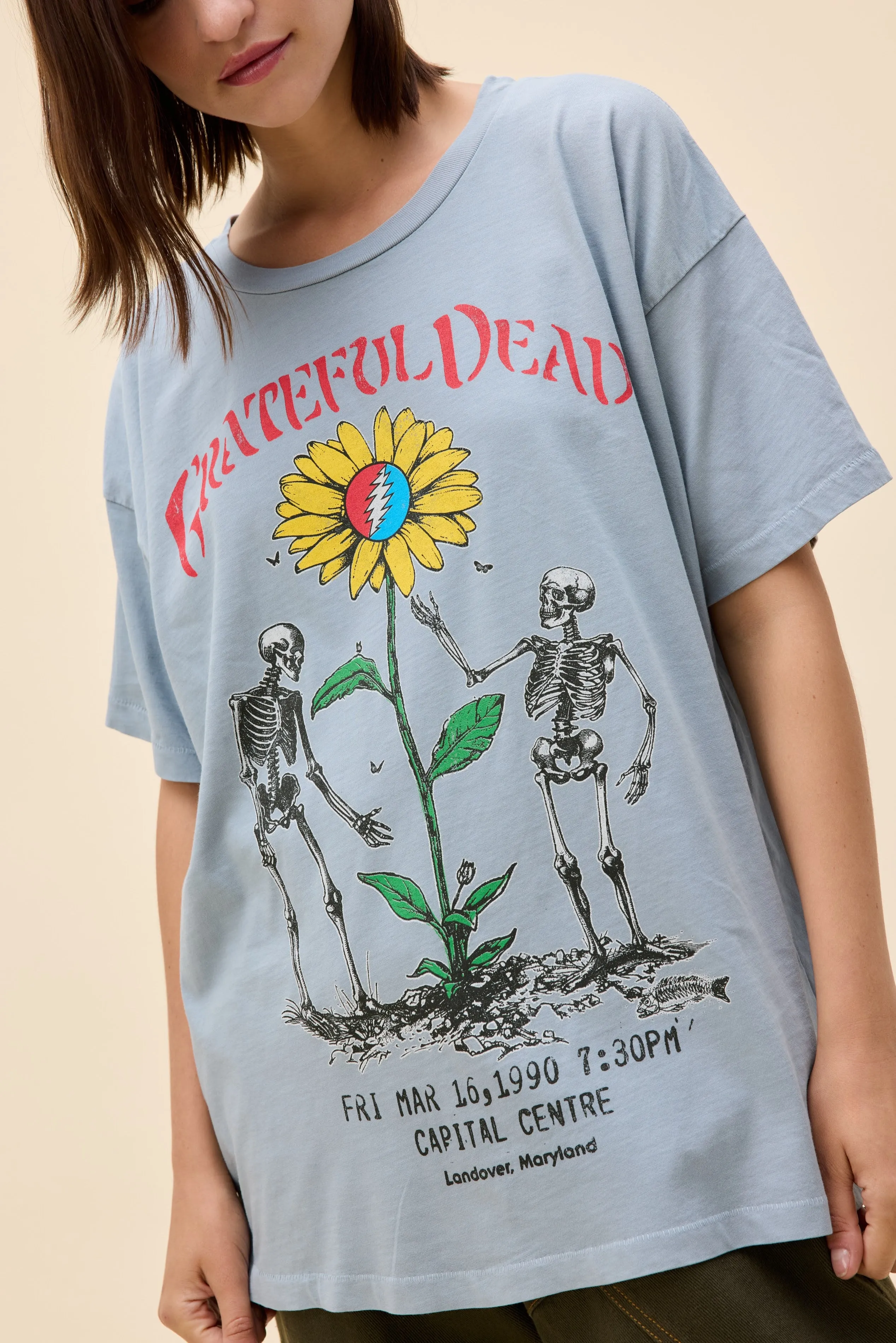 Grateful Dead Daisy Merch Tee sold by Daydreamer product image thumbnail 3