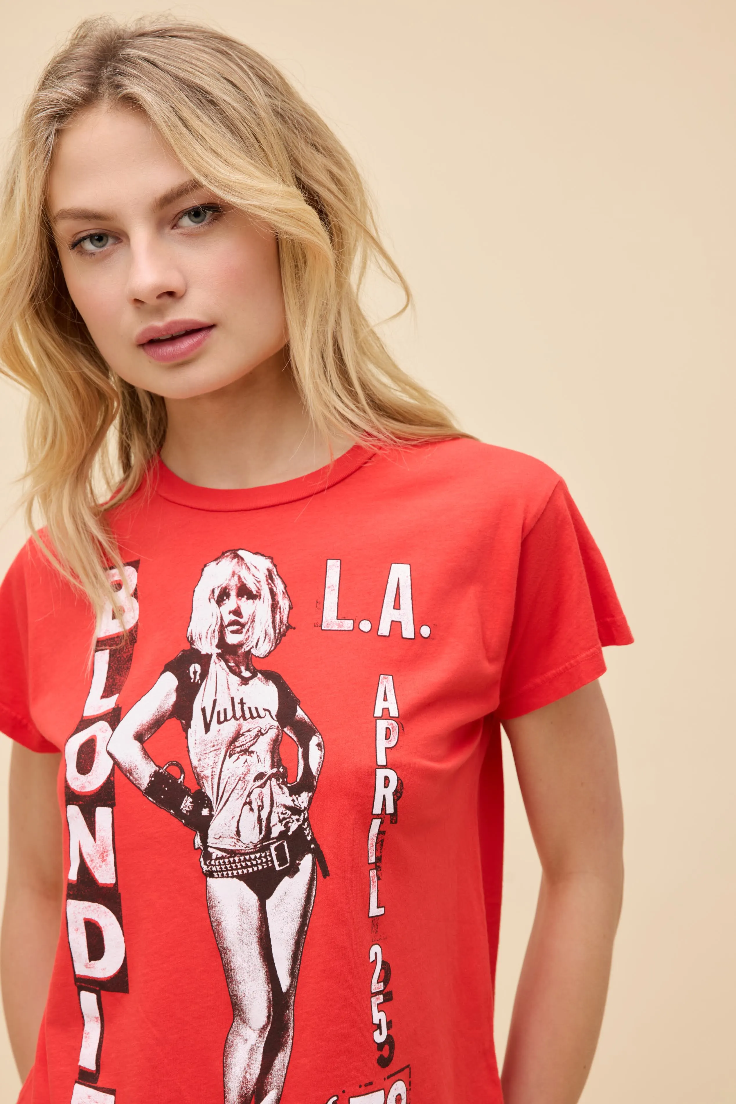Blondie LA '78 Solo Tee sold by Daydreamer product image thumbnail 2