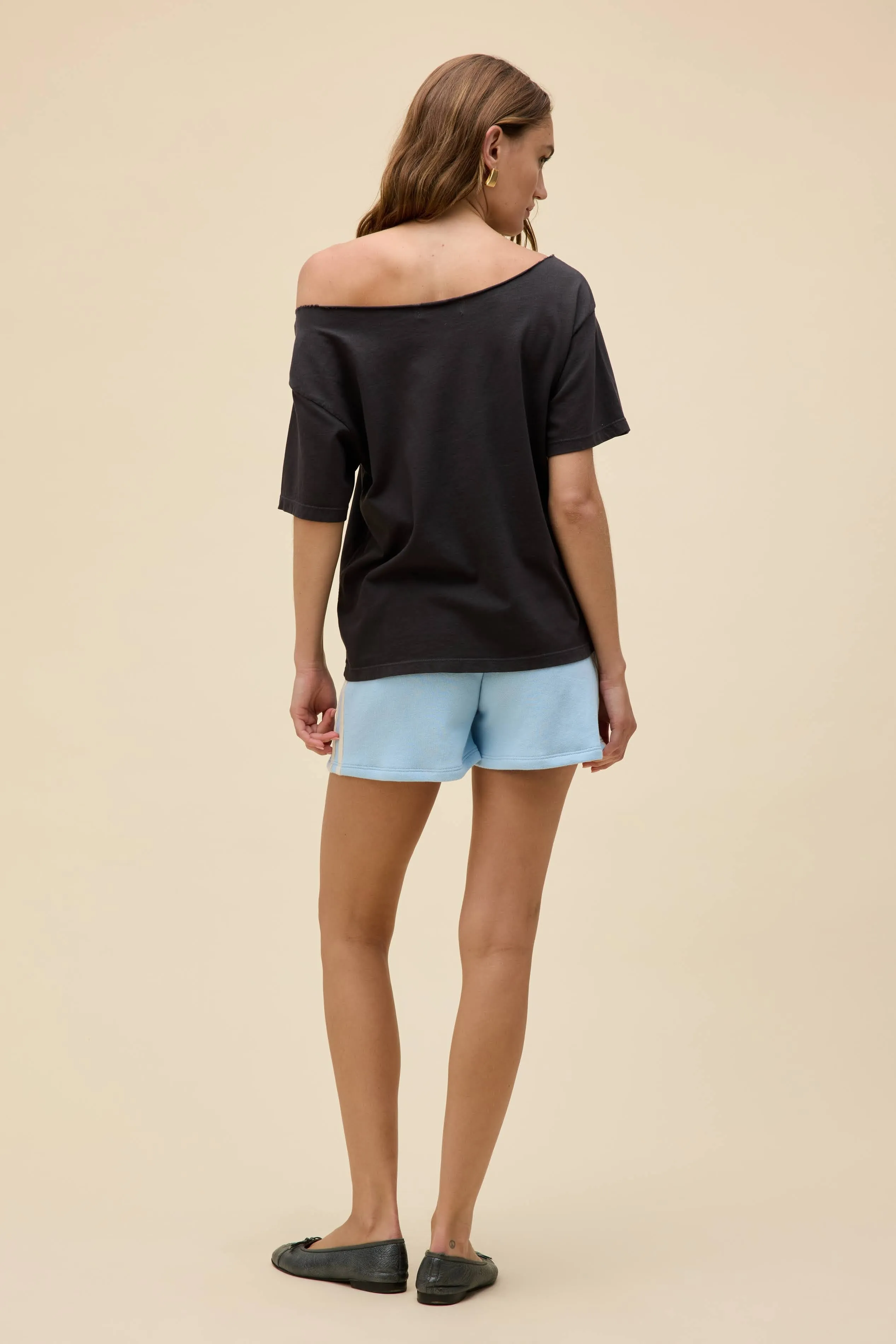 Solid Off-The-Shoulder Tee sold by Daydreamer product image thumbnail 4