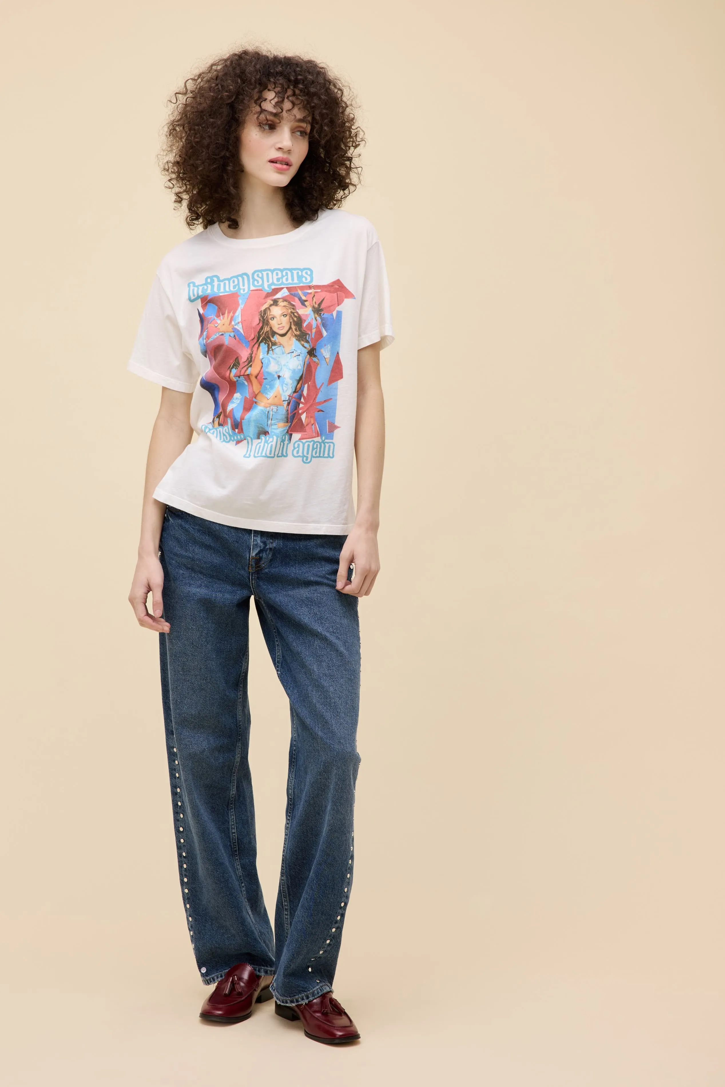 Britney Spears Oops I Did It Again Boyfriend Tee sold by Daydreamer