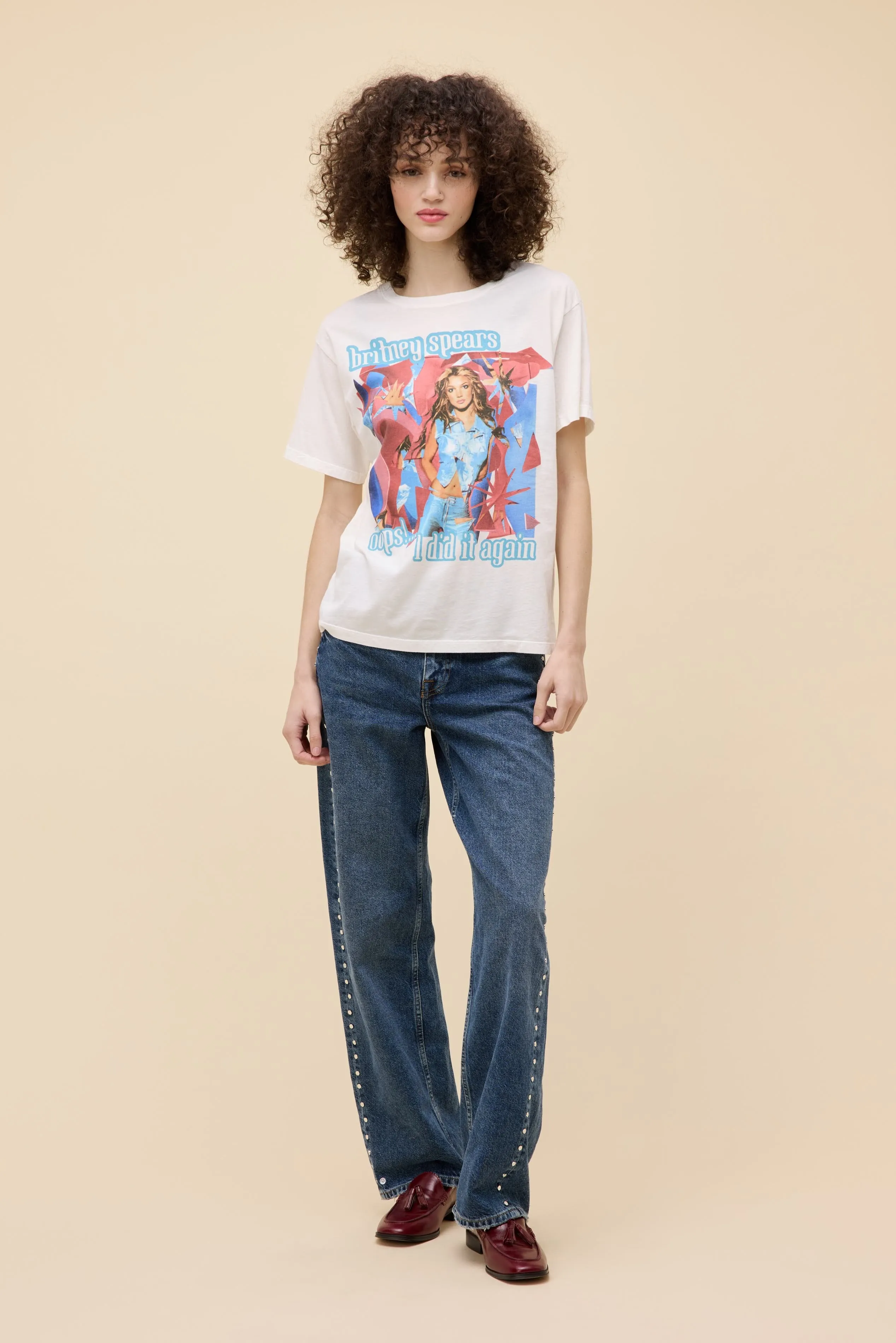 Britney Spears Oops I Did It Again Boyfriend Tee sold by Daydreamer product image thumbnail 5