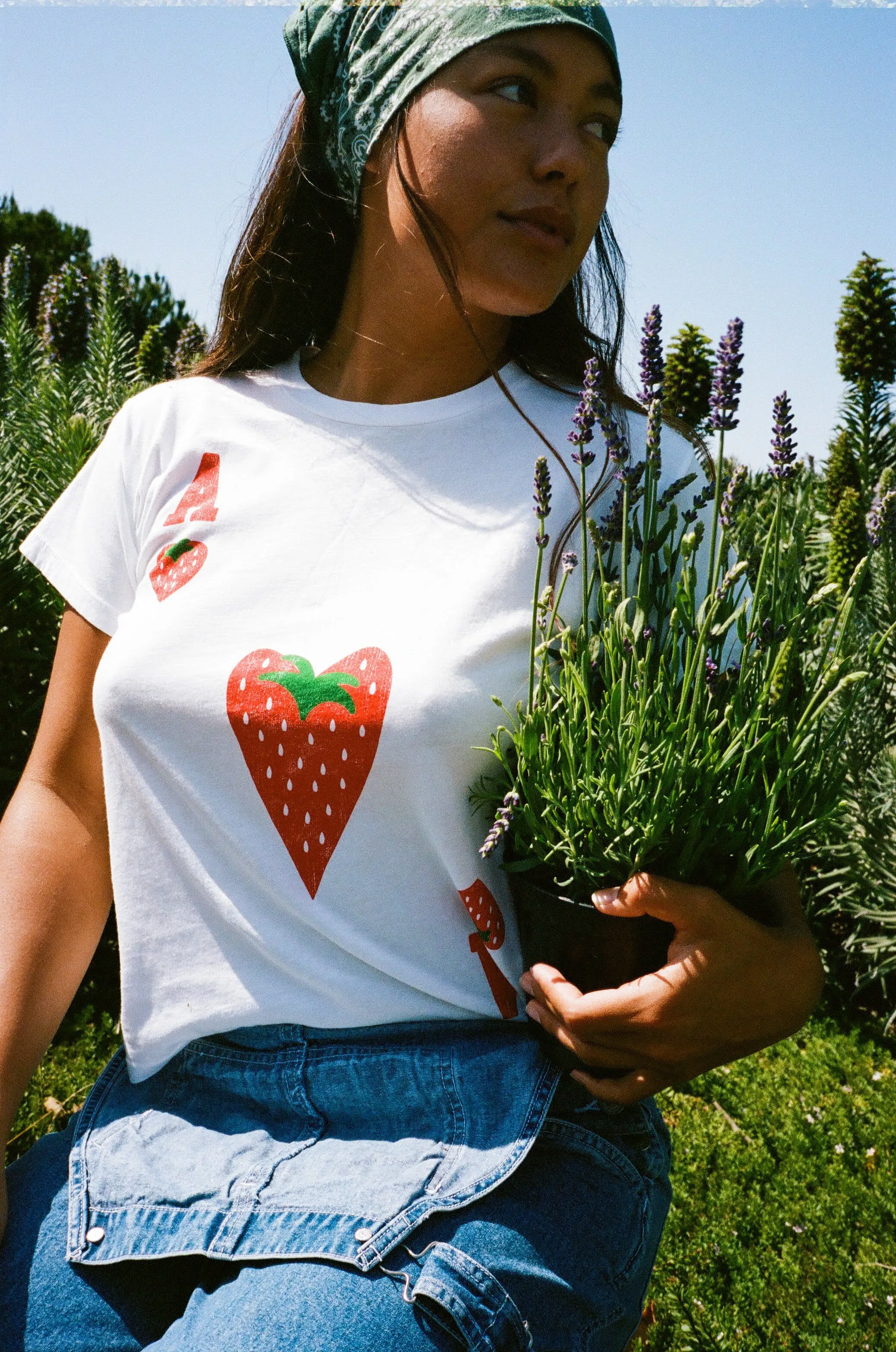 Ace of Strawberries Solo Tee sold by Daydreamer product image thumbnail 5