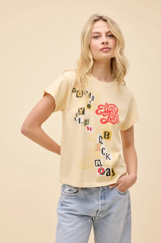 Elton John Goodbye Yellow Brick Road Tour Tee sold by Daydreamer