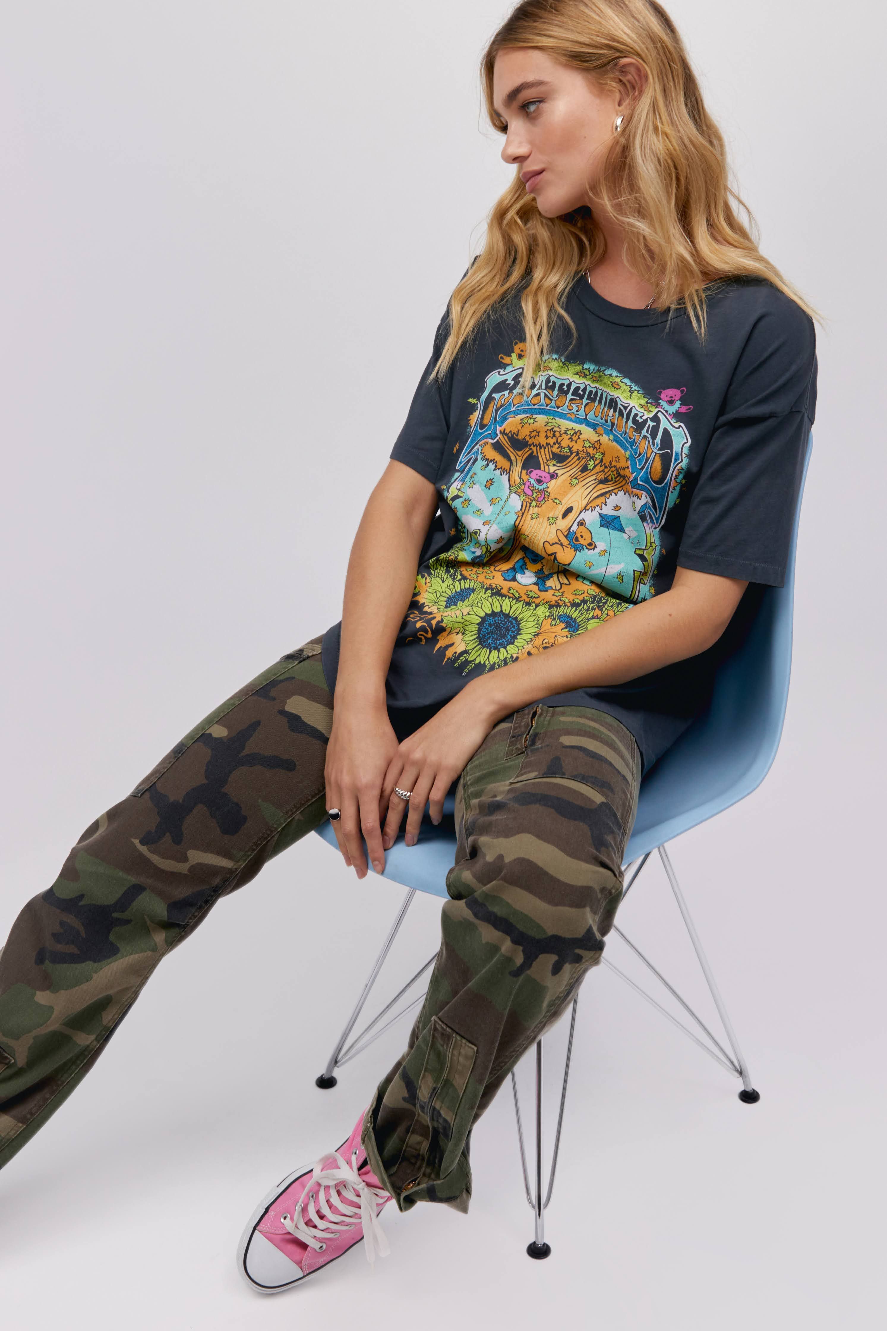 Grateful Dead Autumn Bears Merch Tee in Vintage Black sold by Daydreamer product image thumbnail 2