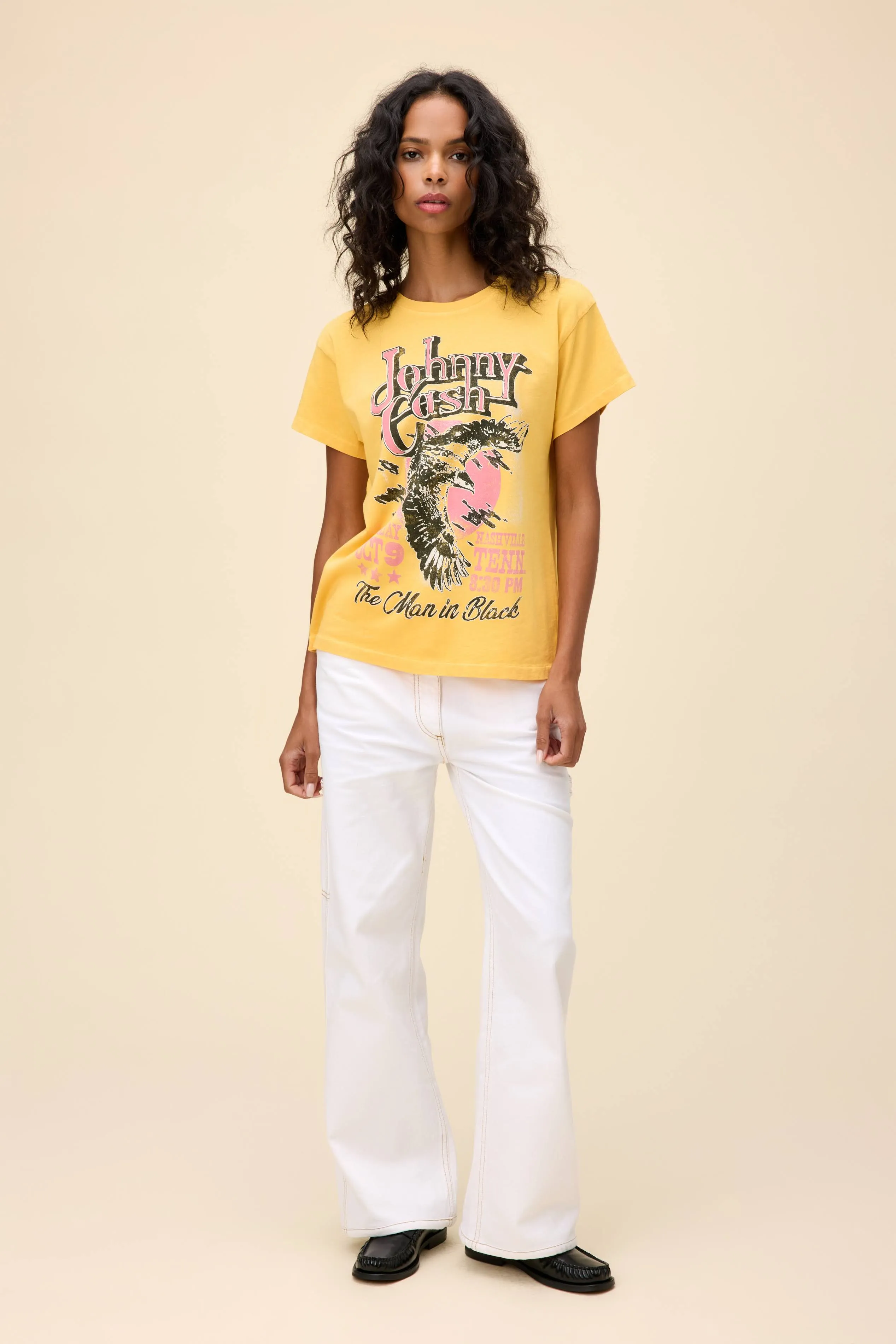 Johnny Cash Eagle Poster Tour Tee sold by Daydreamer product image thumbnail 4