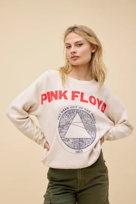 Pink Floyd Dark Side Vintage Raglan Sweatshirt sold by Daydreamer