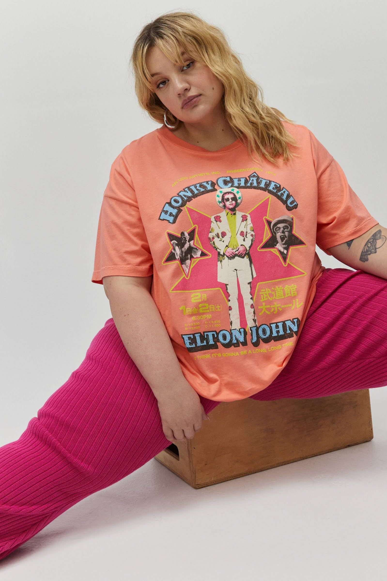 Elton John Honky Chateau Merch Tee ES sold by Daydreamer