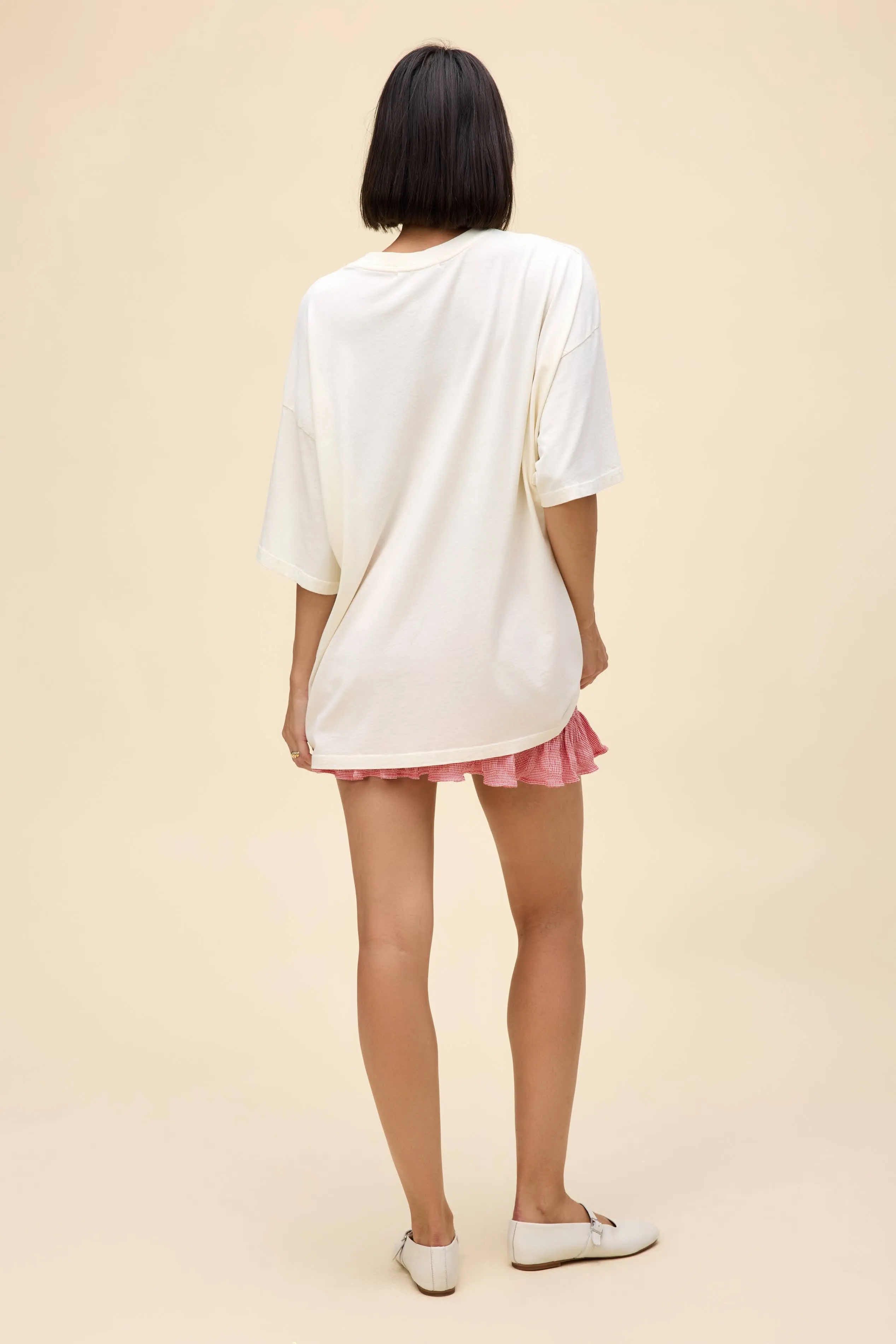 Howdy Boots OS Tee in Stone Vintage sold by Daydreamer product image thumbnail 4