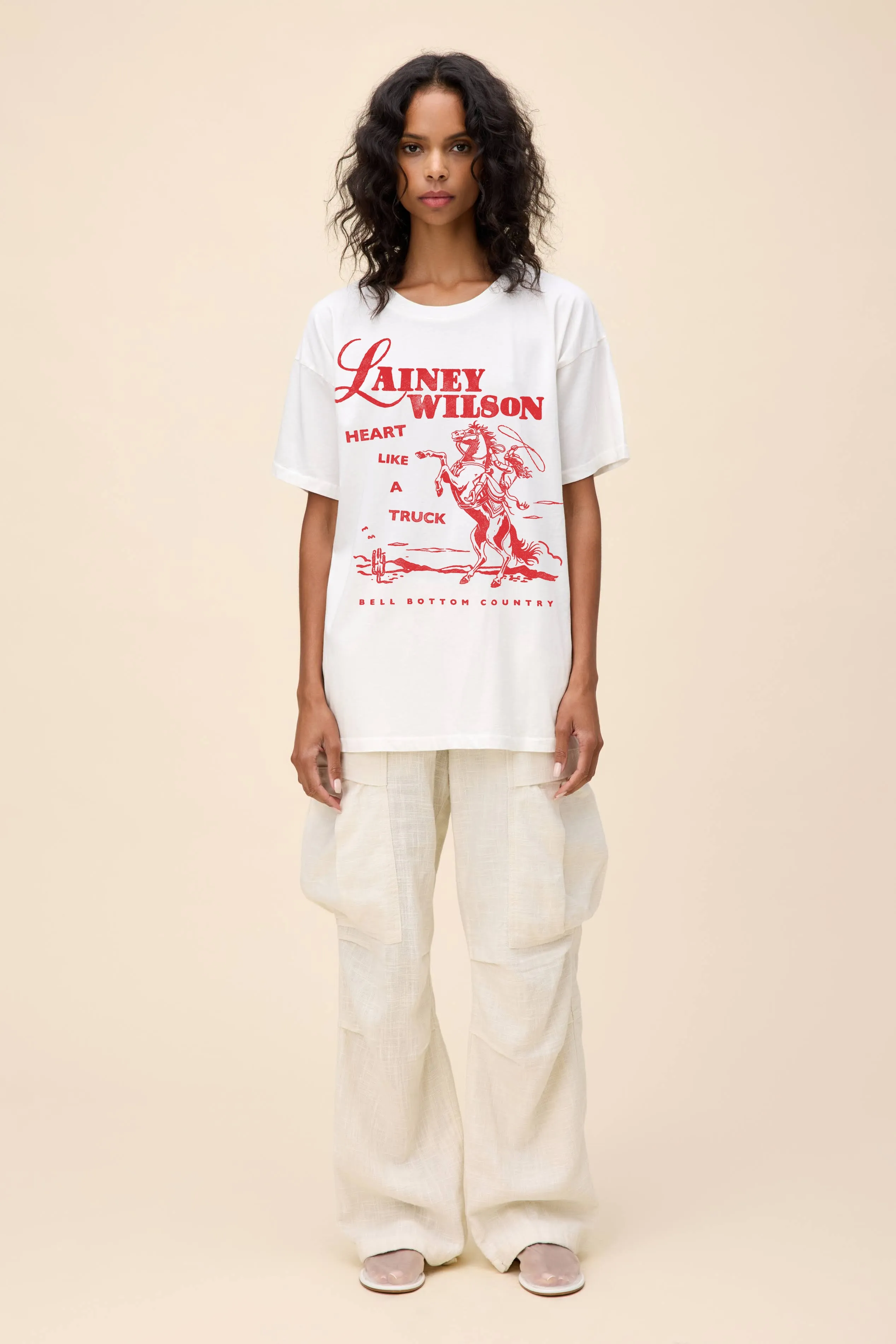 Lainey Wilson Bell Bottom Country Merch Tee sold by Daydreamer product image thumbnail 2