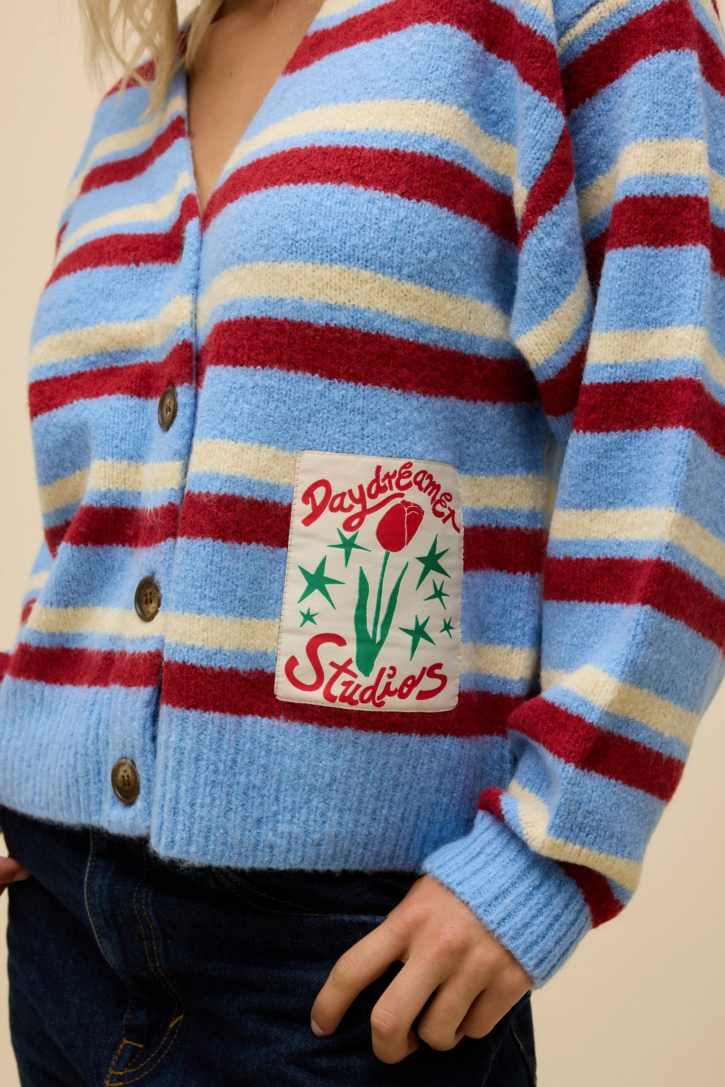 Stripe Boxy Knit sold by Daydreamer product image thumbnail 2