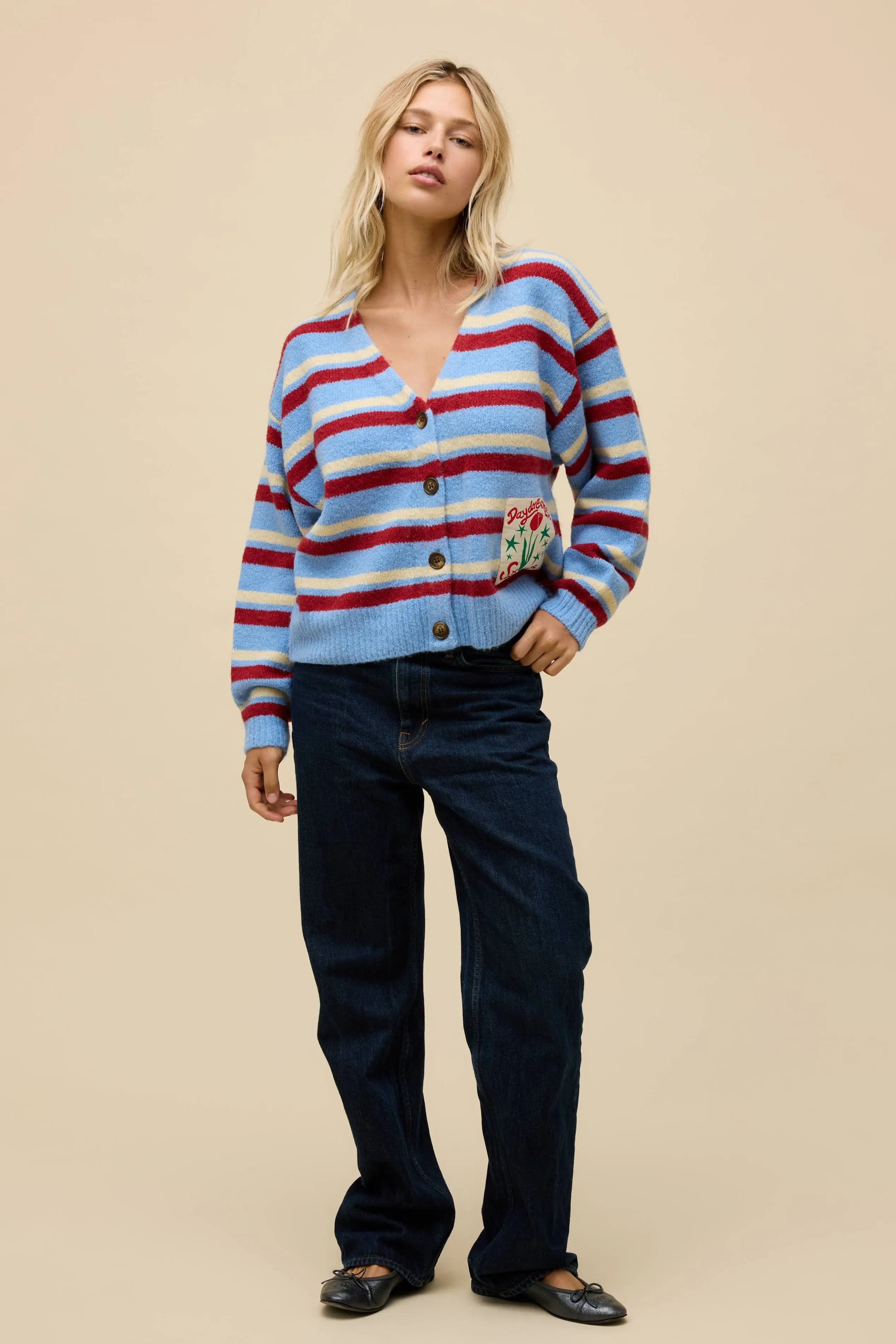 Stripe Boxy Knit sold by Daydreamer product image thumbnail 3