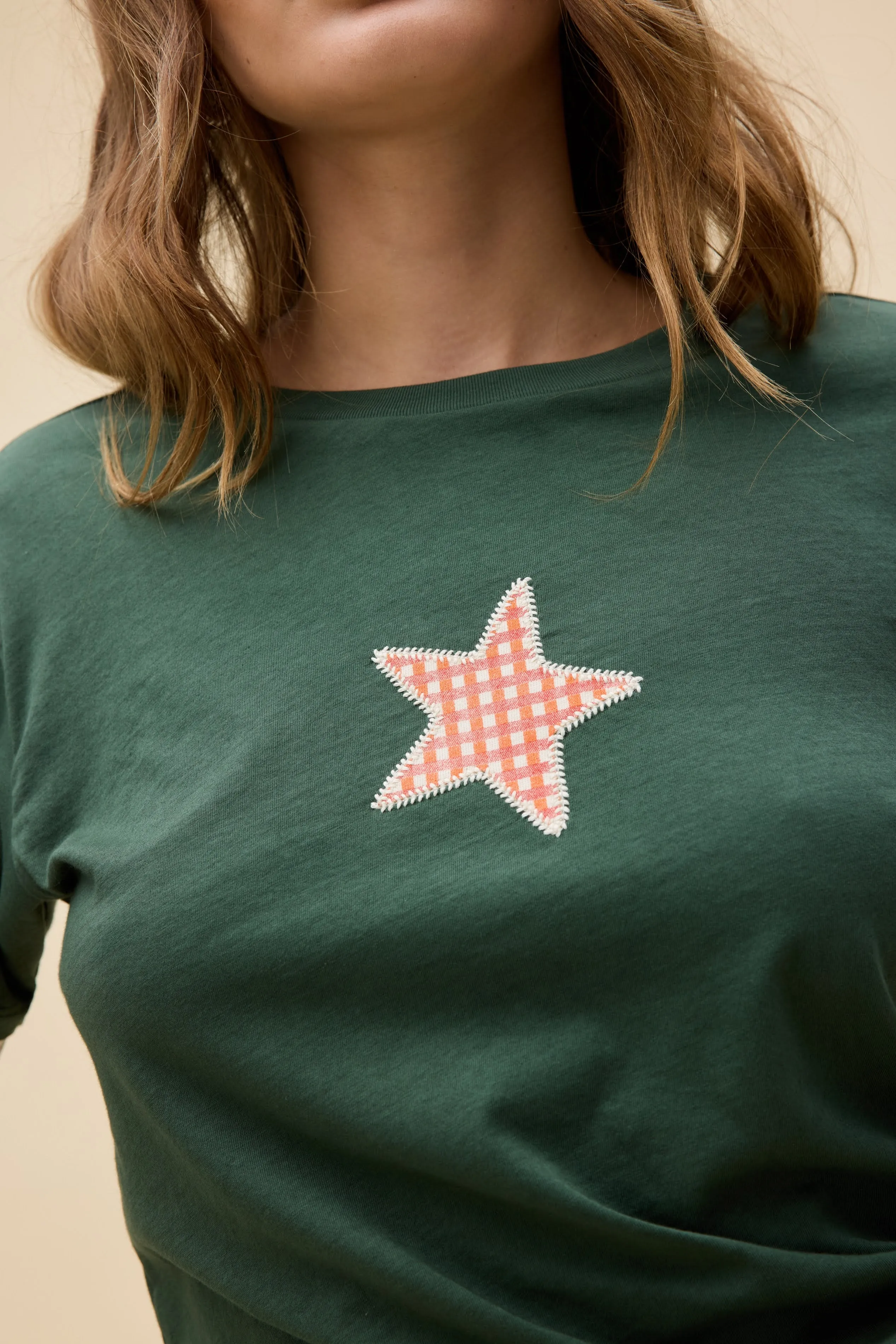 Applique Star Solo Twofer Long Sleeve sold by Daydreamer product image thumbnail 2