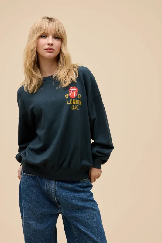 Rolling Stones London Terry Oversized Sweatshirt sold by Daydreamer
