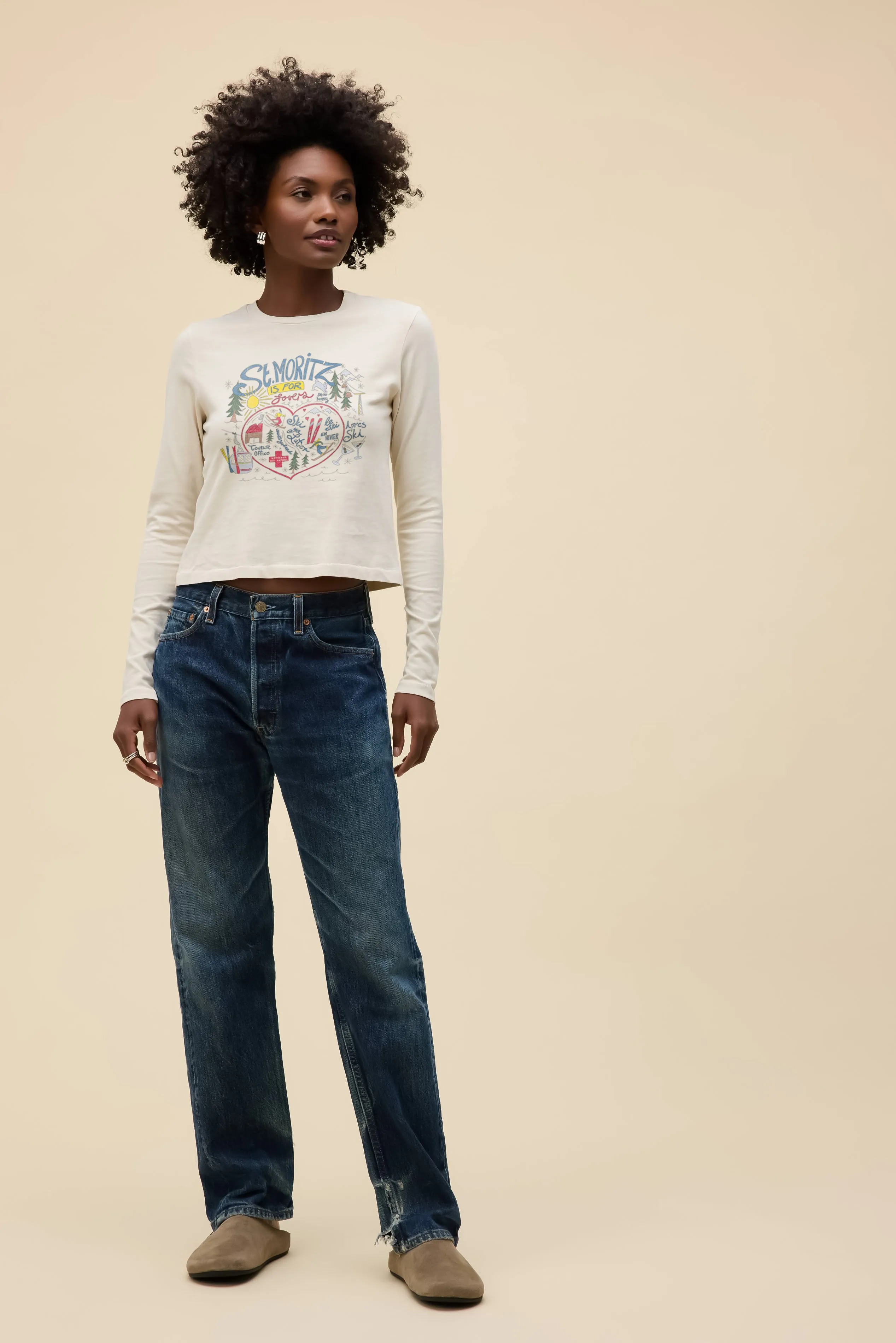 St. Moritz Is For Lovers Vintage Long Sleeve sold by Daydreamer product image thumbnail 2