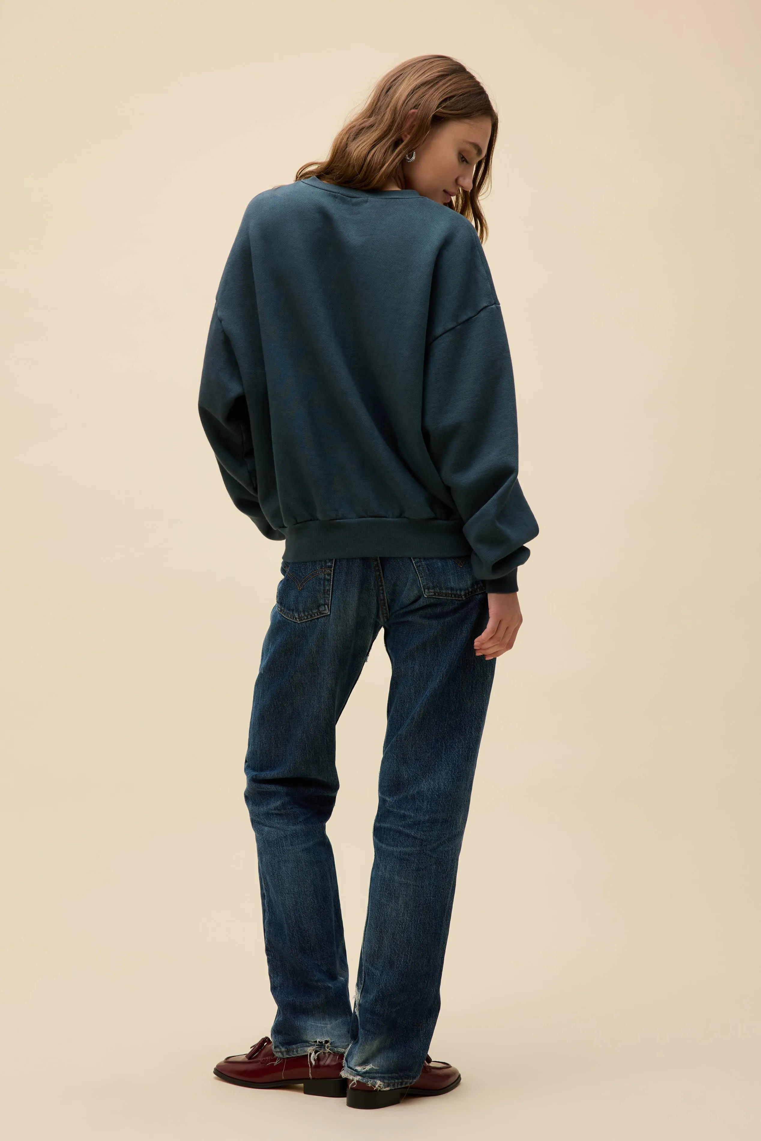 Beastie Boys Logo 84-86 Oversized Crew Sweatshirt sold by Daydreamer product image thumbnail 3