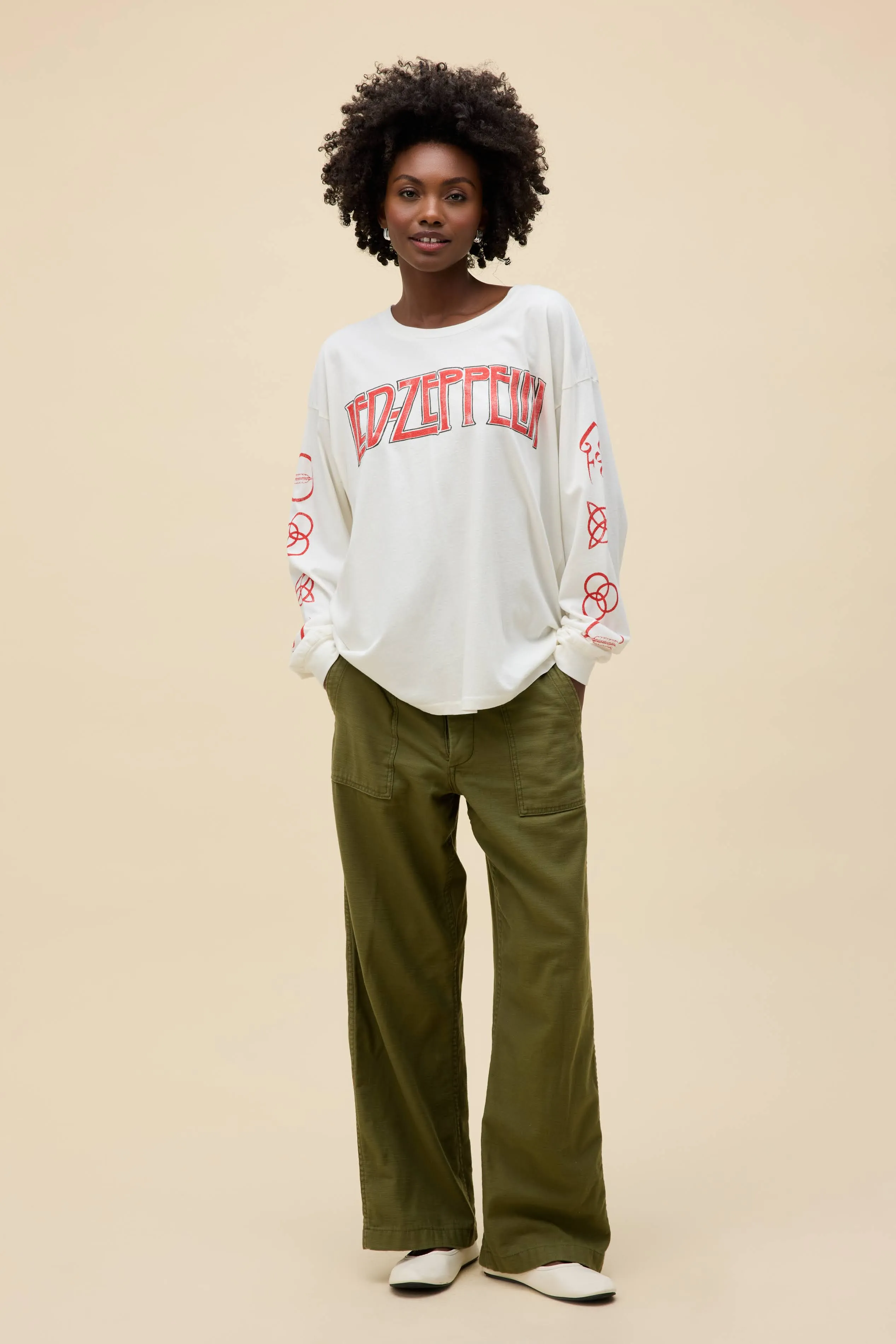 Led Zeppelin Four Symbols Merch Long Sleeve sold by Daydreamer