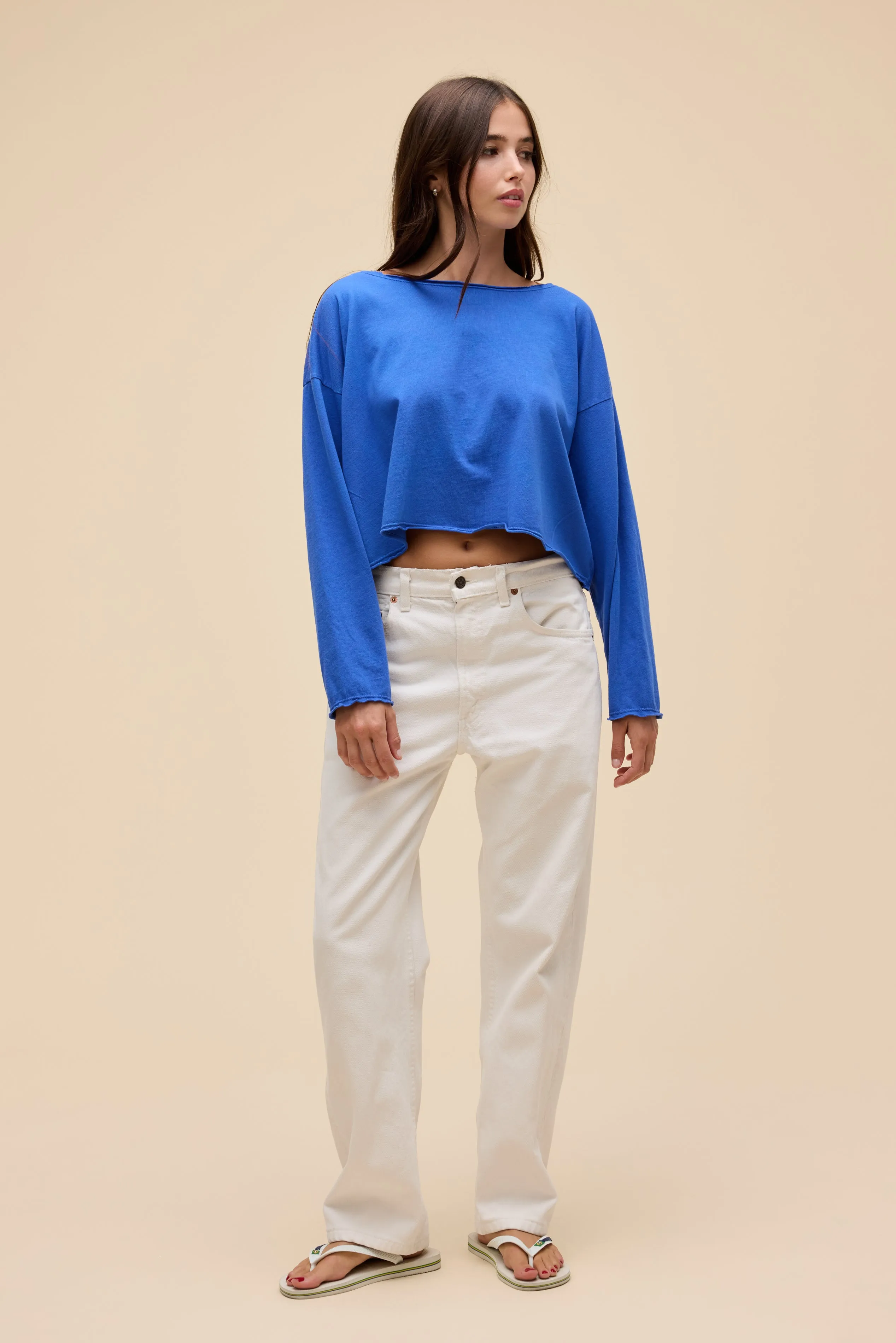 Solid Off-The-Shoulder Long Sleeve sold by Daydreamer product image thumbnail 5
