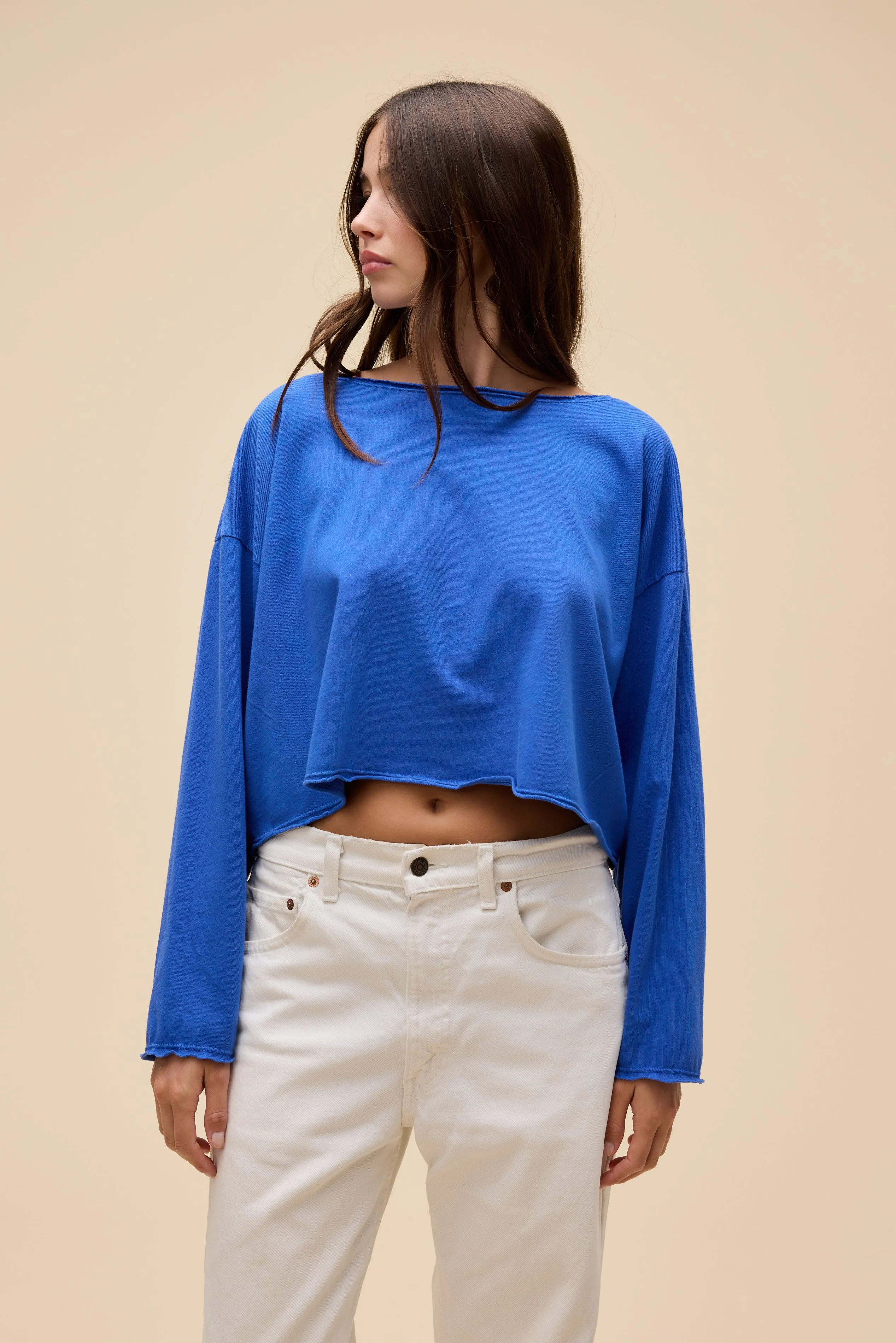 Solid Off-The-Shoulder Long Sleeve sold by Daydreamer product image thumbnail 3