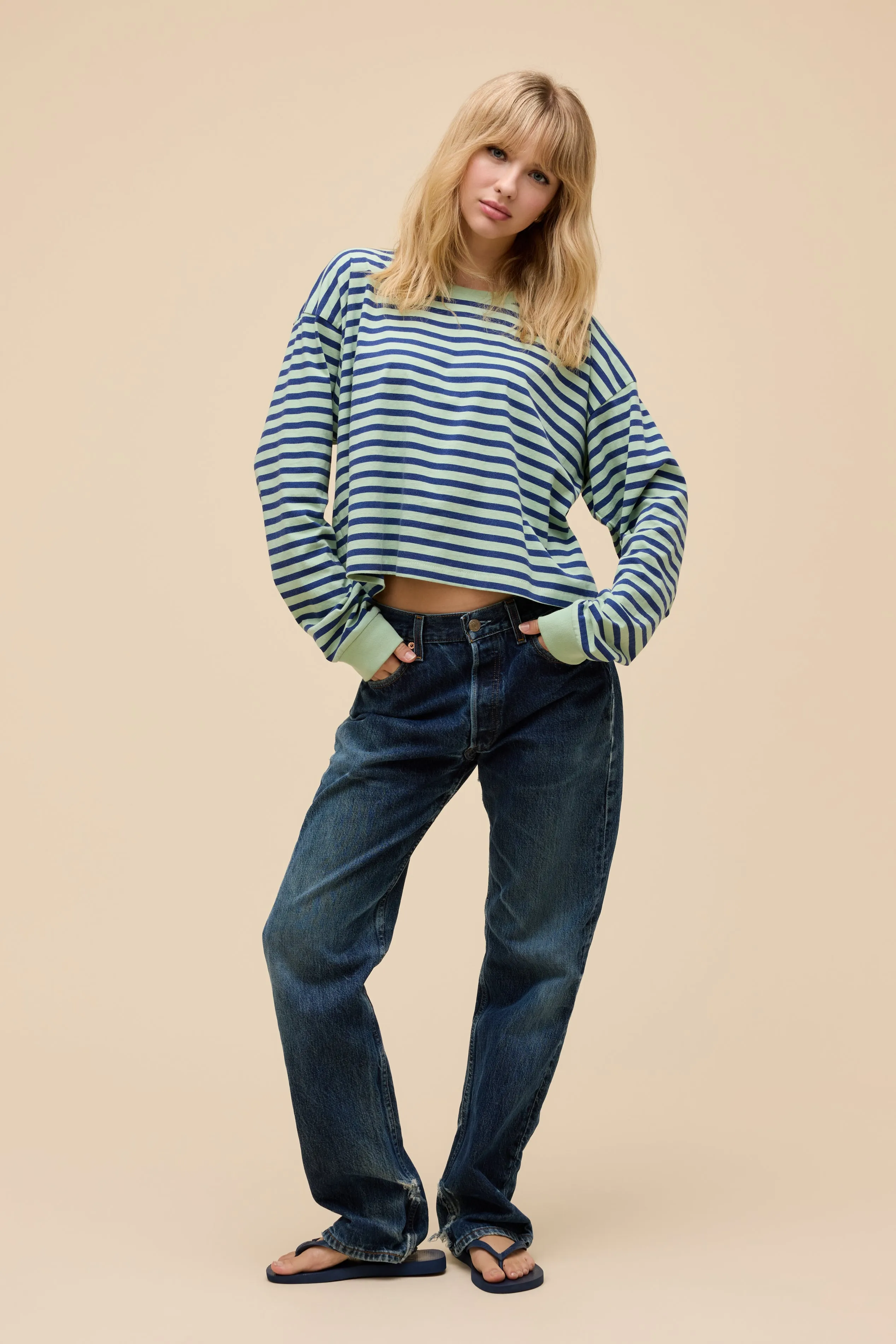 Stripe Meet & Greet Long Sleeve sold by Daydreamer product image thumbnail 2