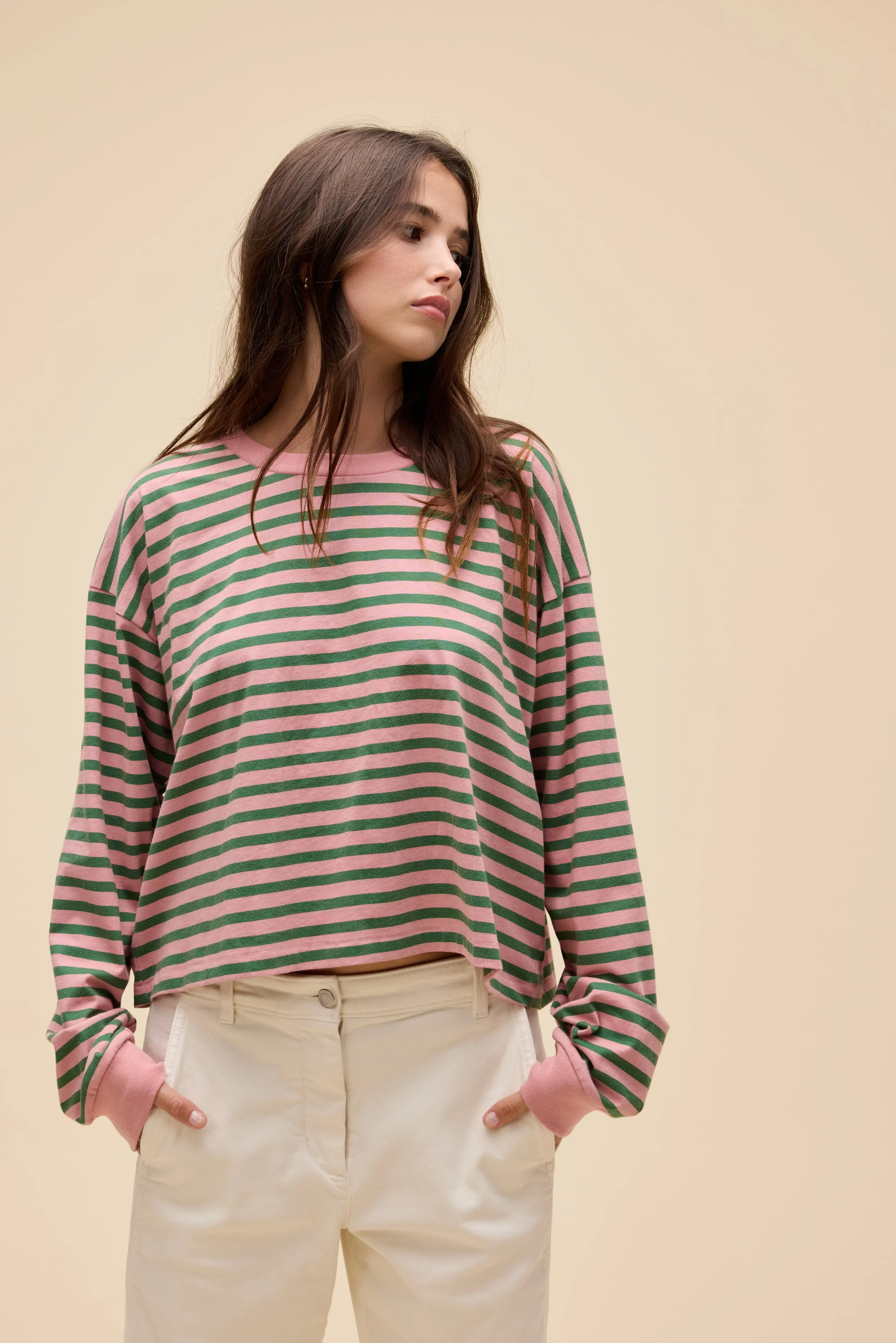 Stripe Meet & Greet Long Sleeve sold by Daydreamer product image thumbnail 4