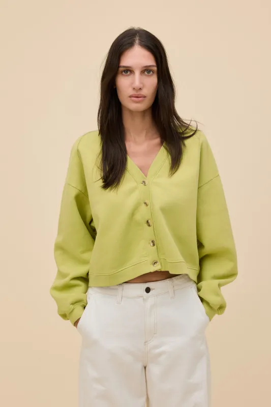 Boxy Sweatshirt Cardigan made by Daydreamer