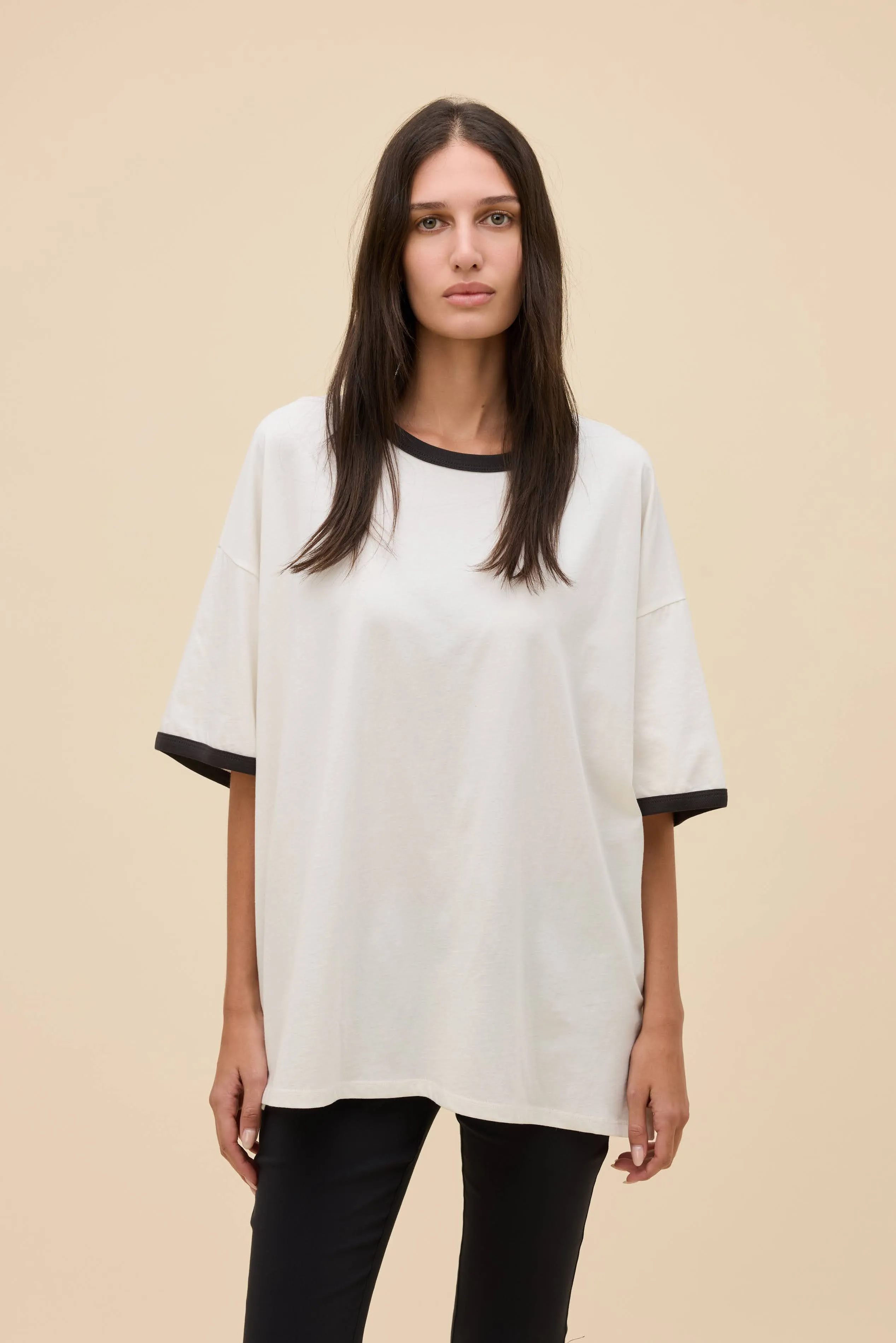 SOLID OS RINGER TEE sold by Daydreamer