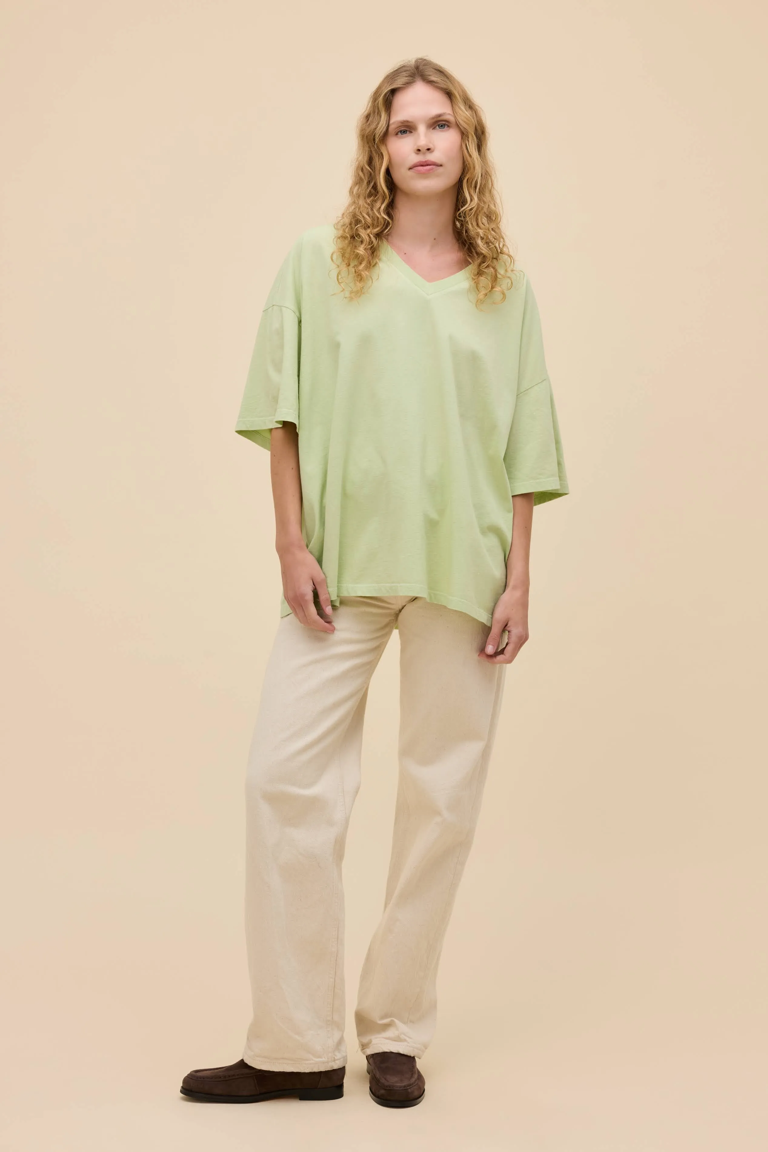 SOLID OS V-NECK TEE sold by Daydreamer product image thumbnail 2