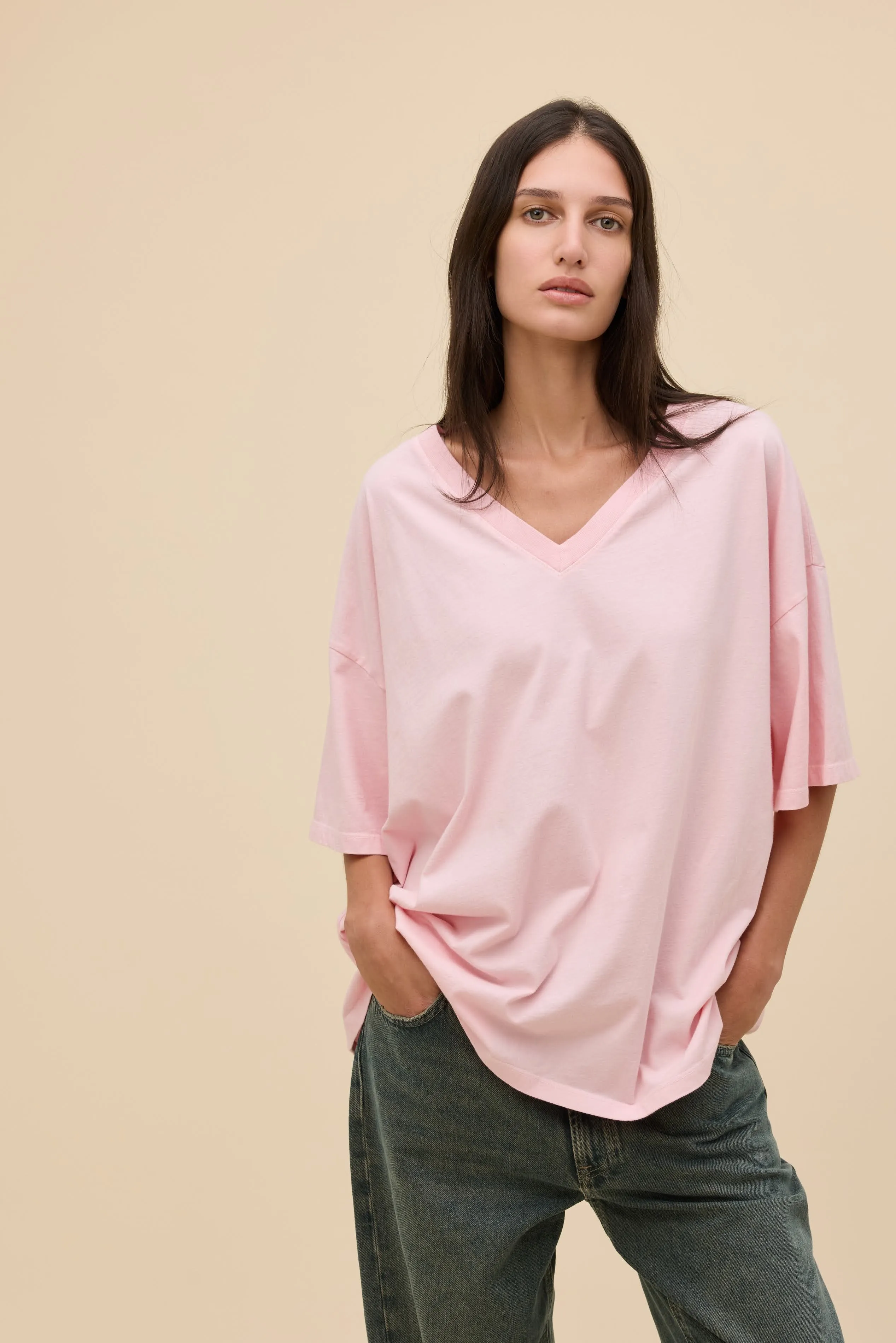 SOLID OS V-NECK TEE sold by Daydreamer product image thumbnail 2