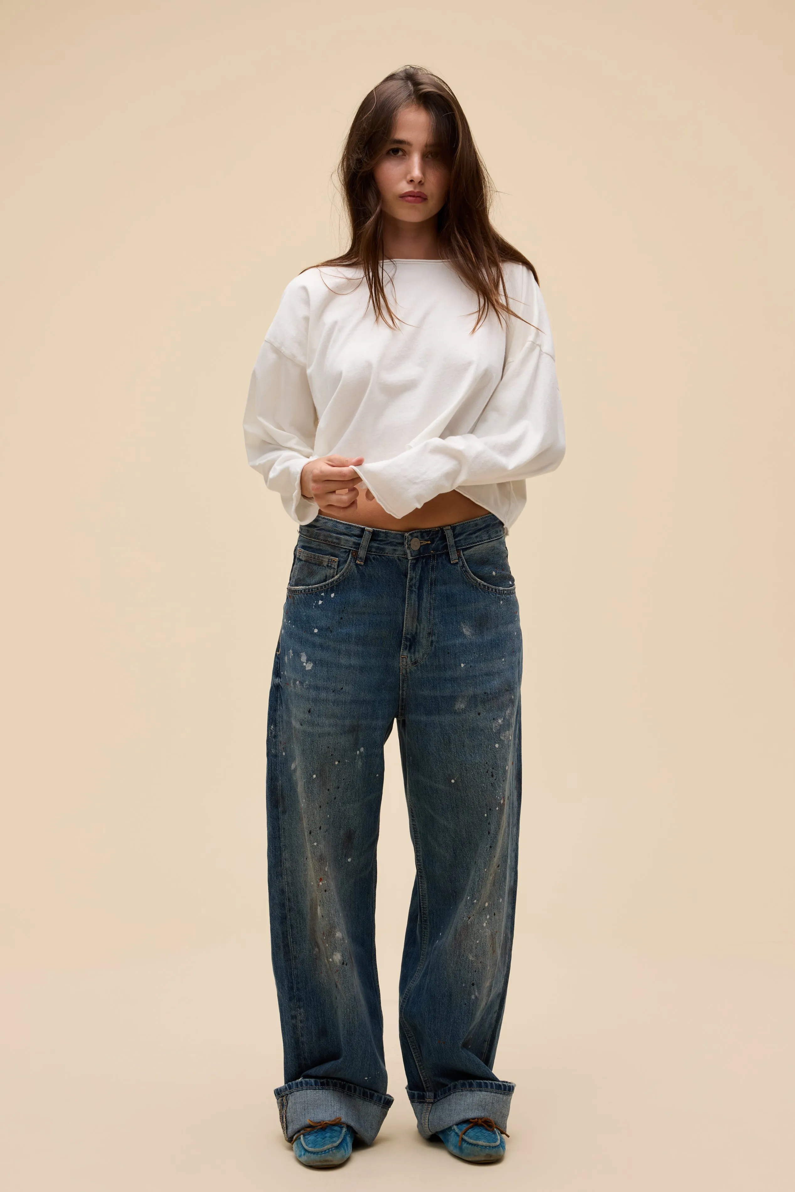 SOLID OFF-THE-SHOULDER LONG SLEEVE sold by Daydreamer product image thumbnail 4