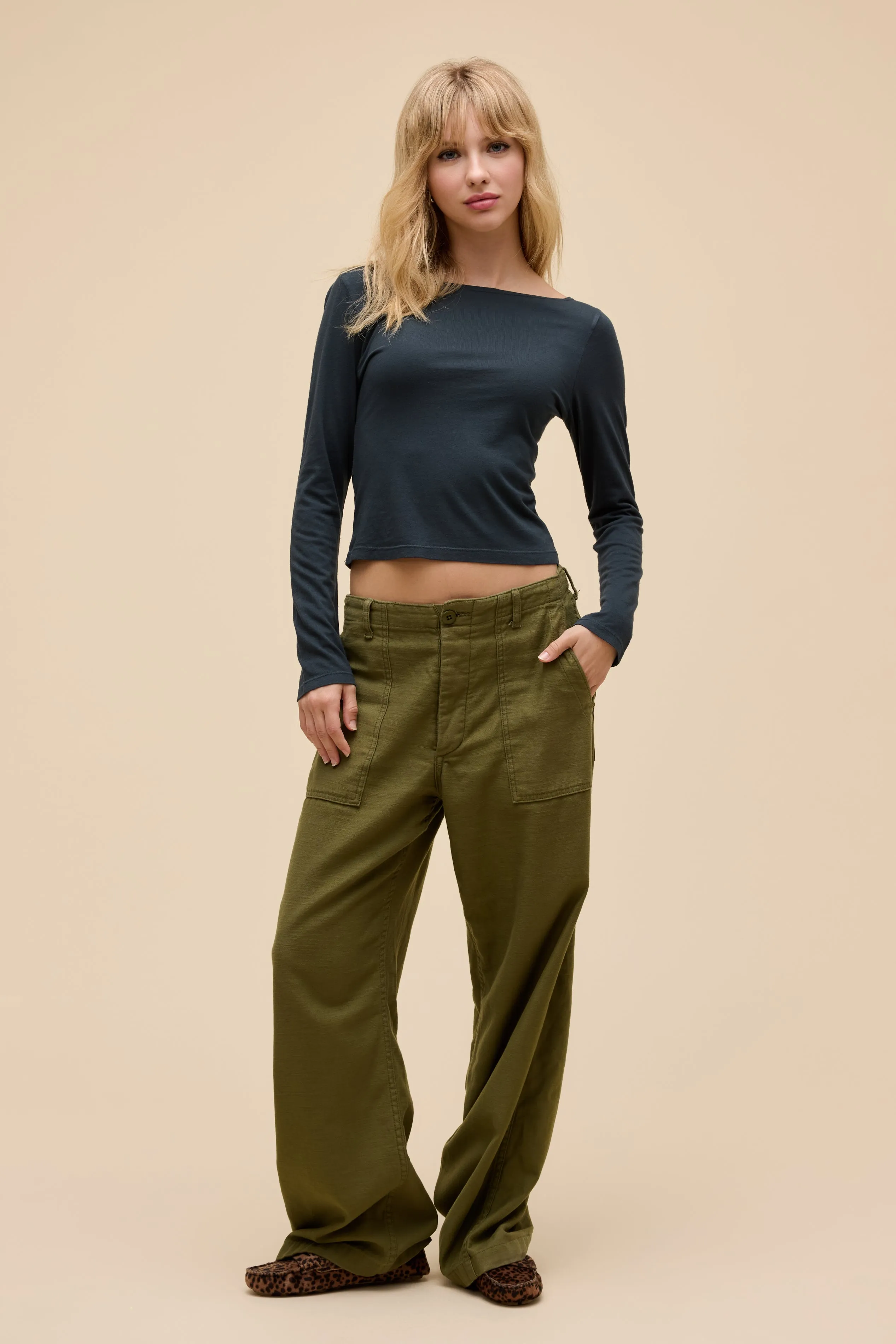 SOLID BOATNECK LONG SLEEVE sold by Daydreamer product image thumbnail 5