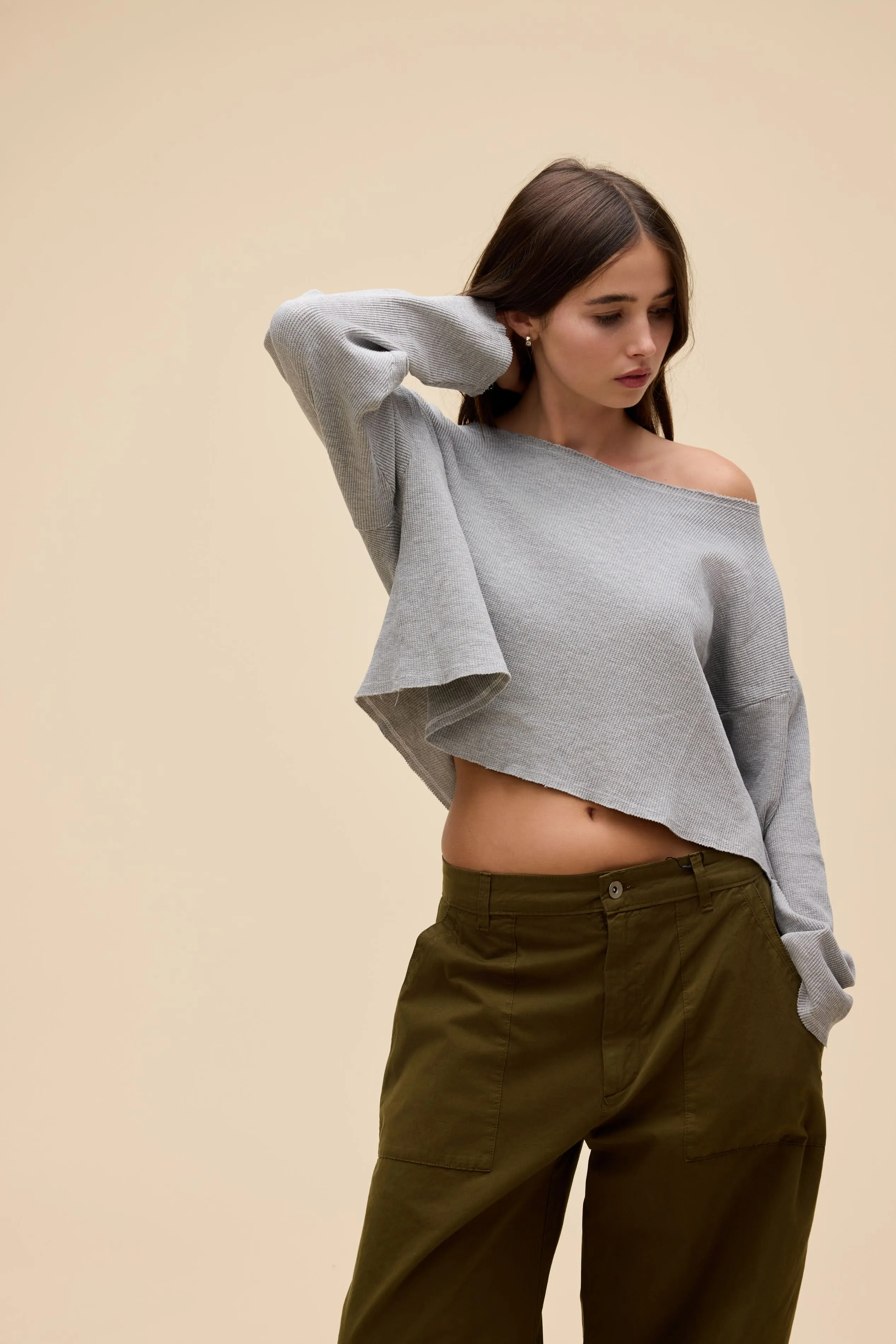 SOLID THERMAL BOATNECK LONG SLEEVE sold by Daydreamer product image thumbnail 2