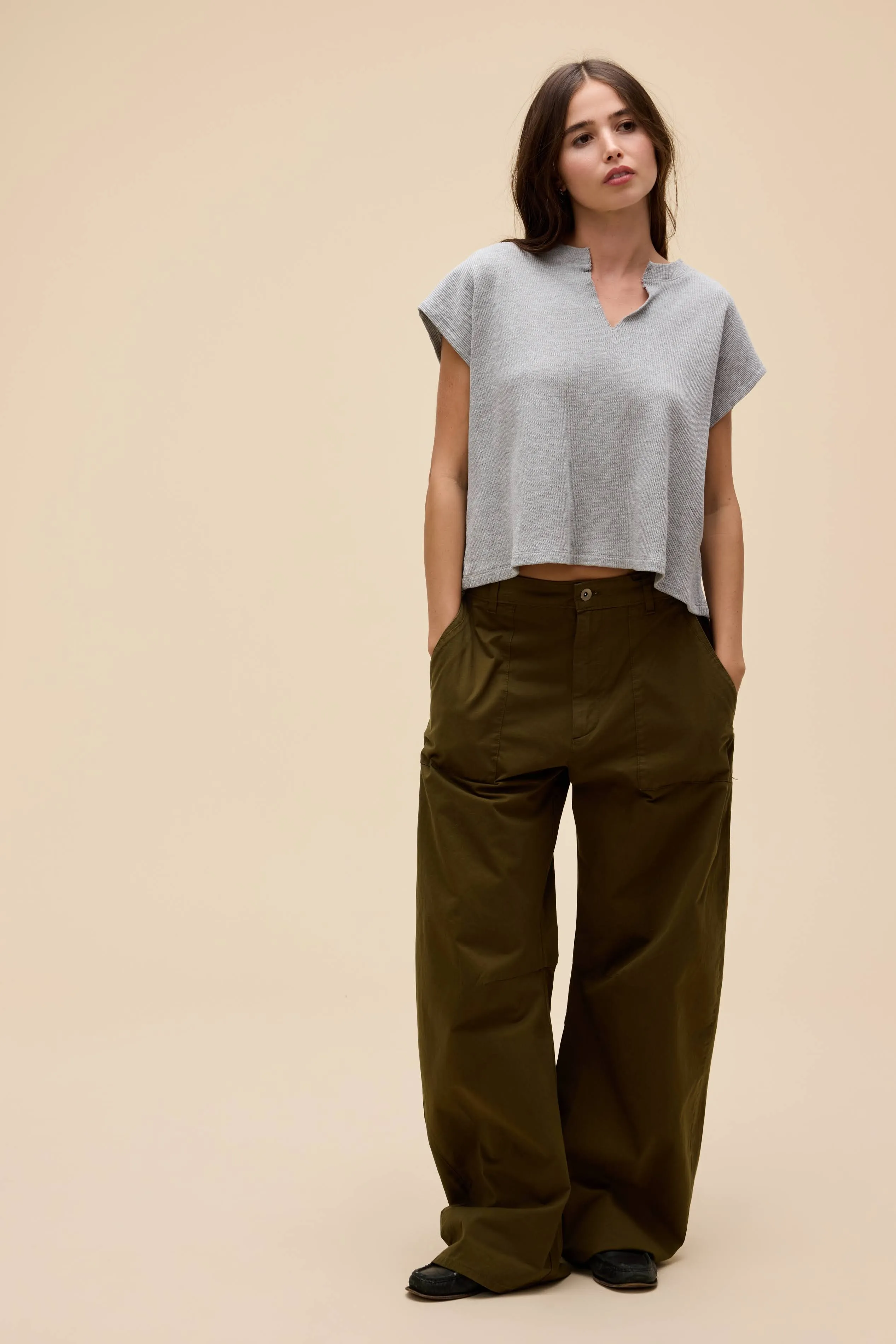 SOLID THERMAL DOLMAN TEE sold by Daydreamer product image thumbnail 2