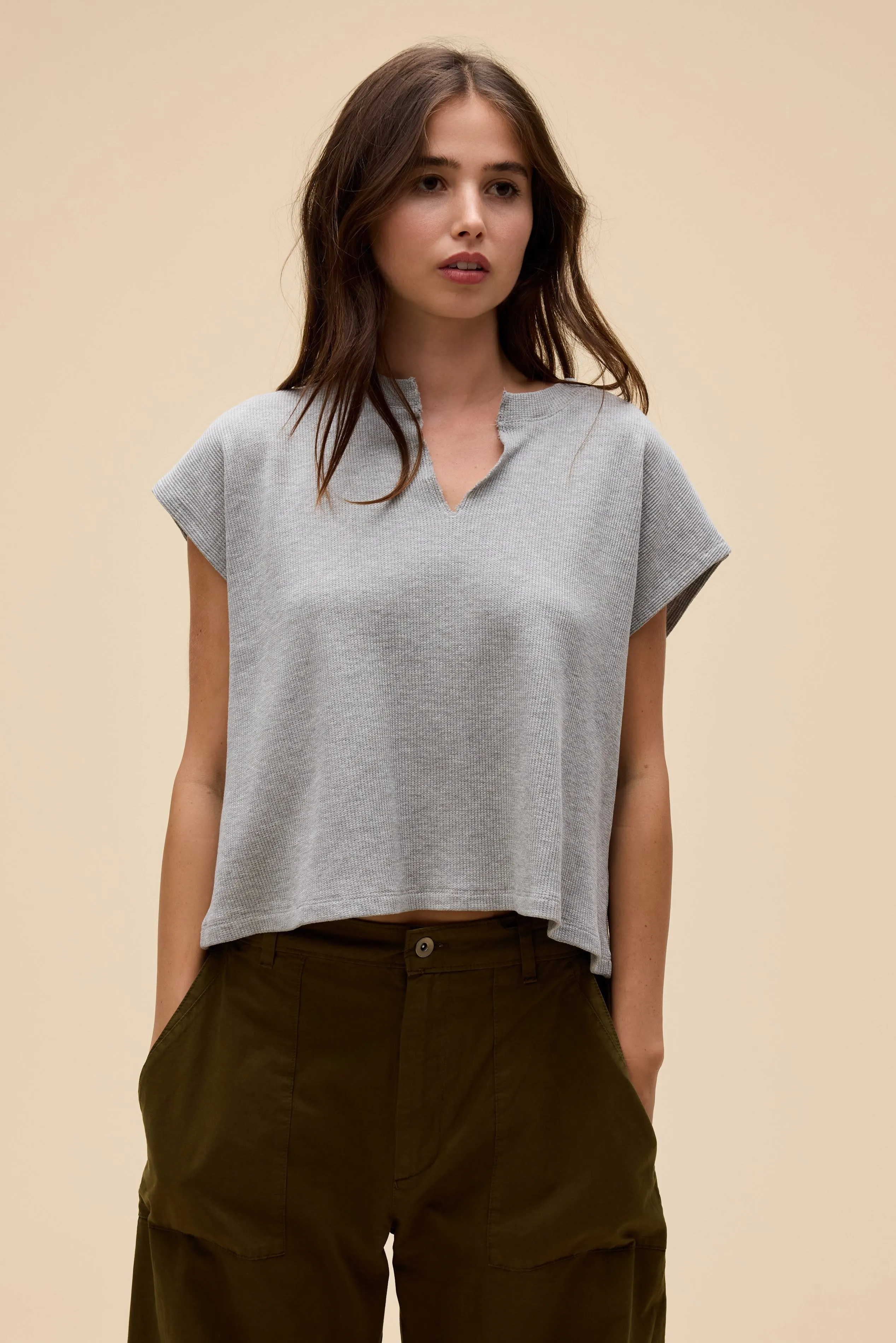 SOLID THERMAL DOLMAN TEE sold by Daydreamer product image thumbnail 3