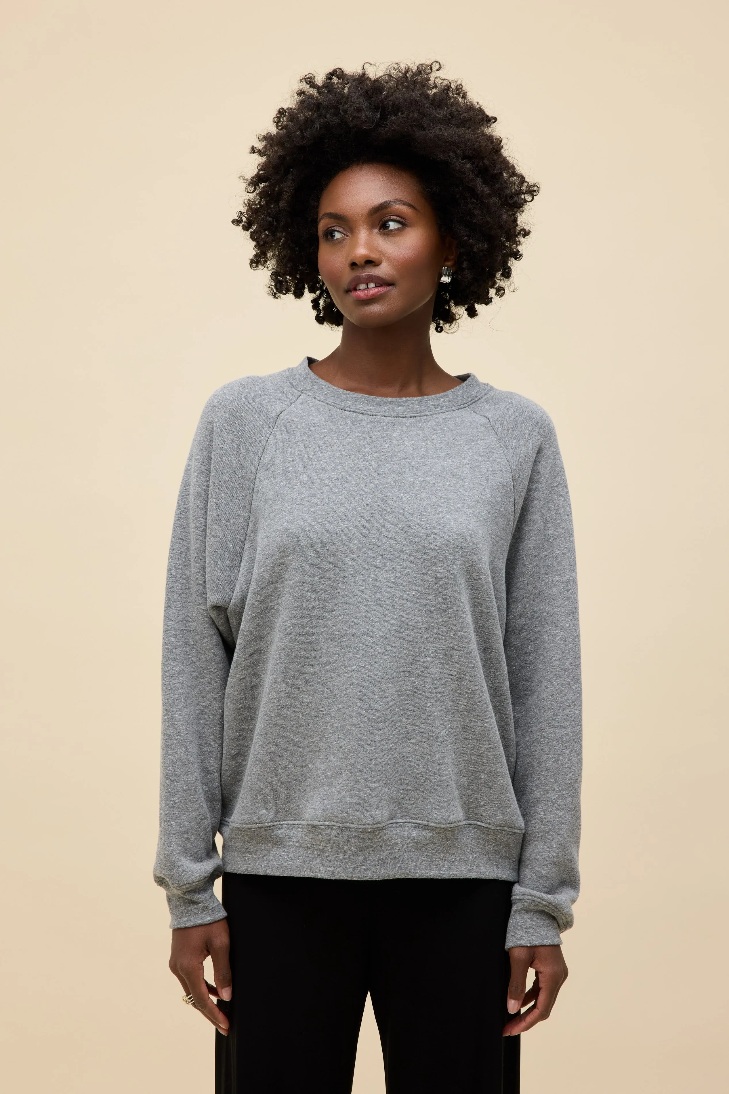 SOLID VINTAGE RAGLAN SWEATSHIRT sold by Daydreamer