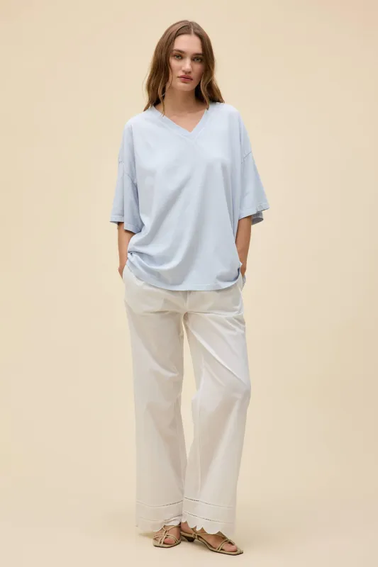 SOLID OS V-NECK TEE sold by Daydreamer