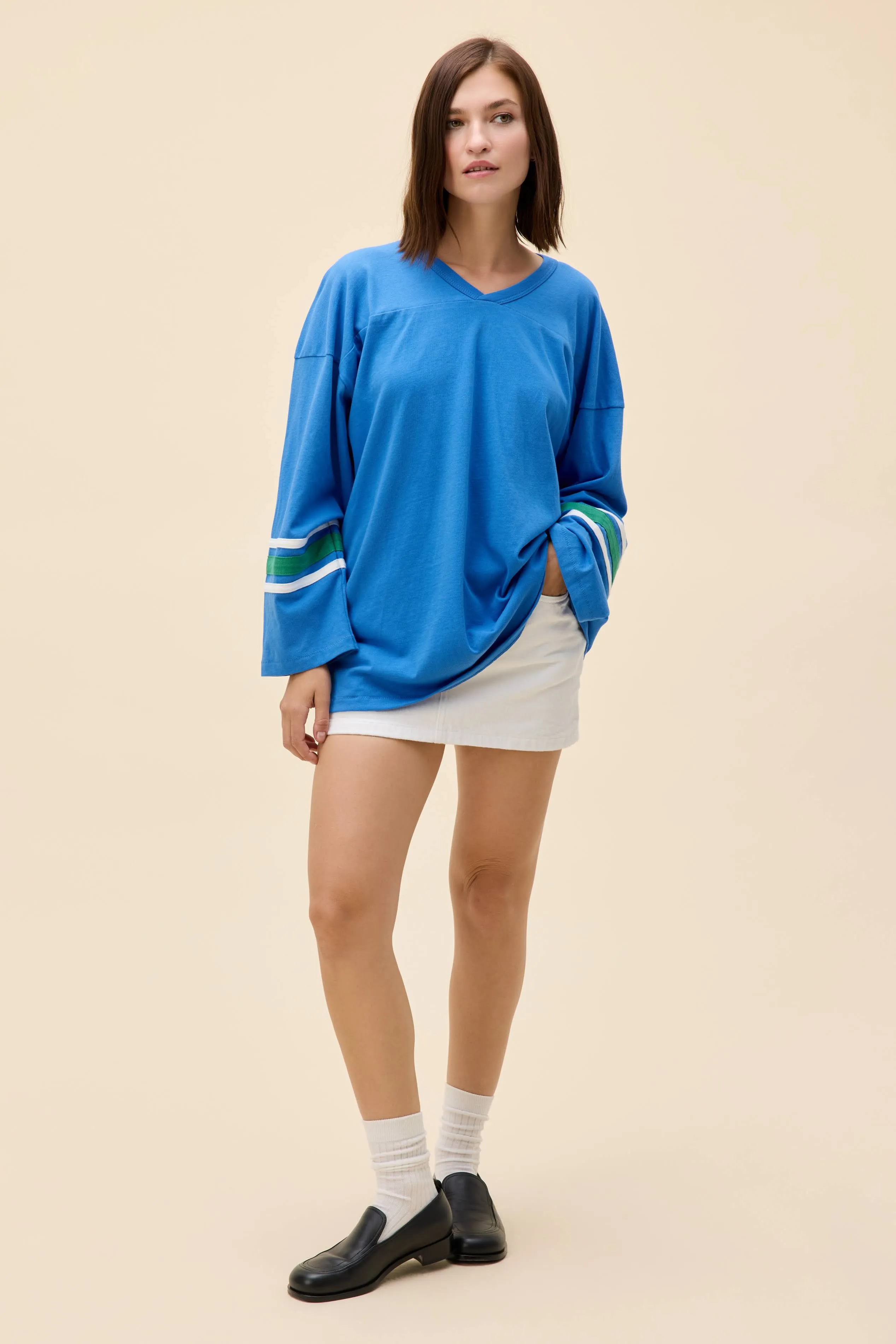 SOLID HOCKEY JERSEY LONG SLEEVE sold by Daydreamer product image thumbnail 5